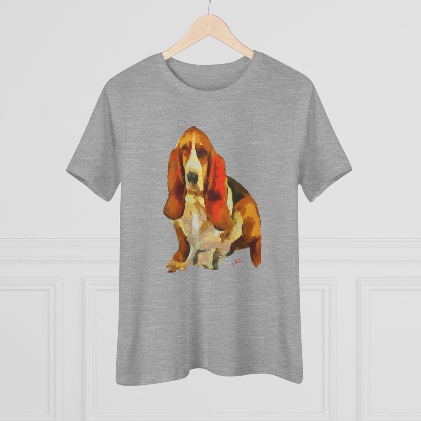 Basset Hound 'Lautrec' Women's Relaxed Fit Tee