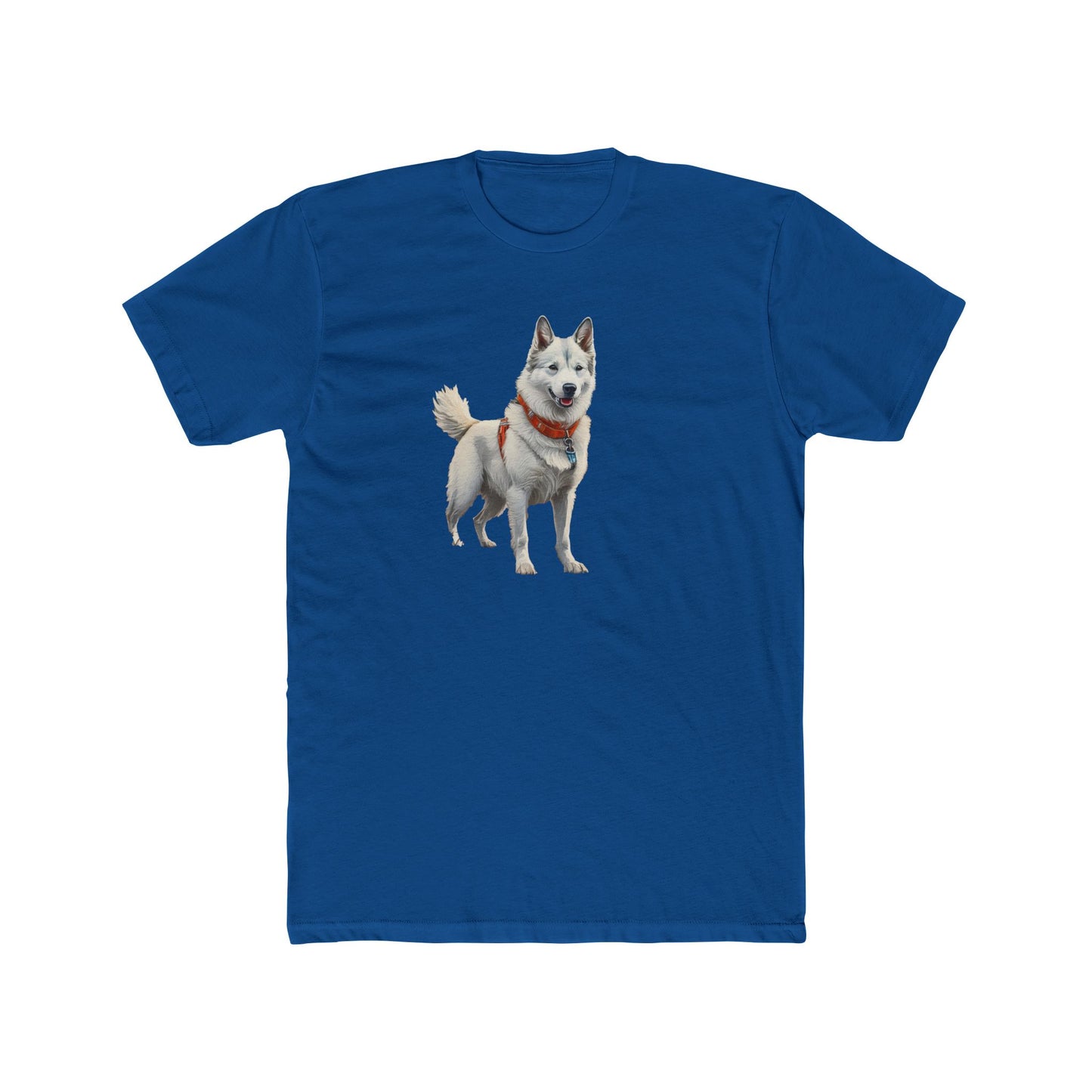 Yakutian Laika Men's FItted Cotton Crew Tee