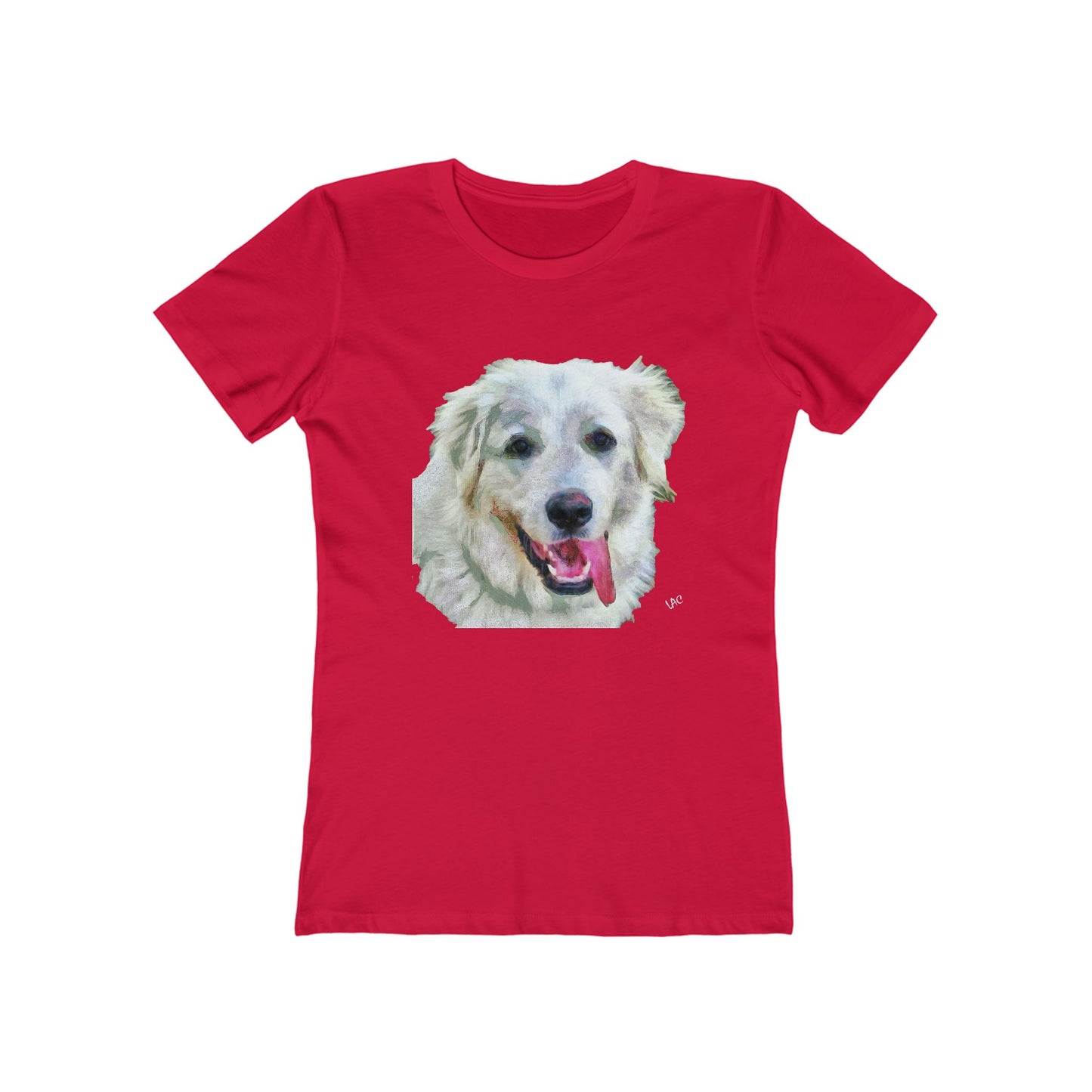 Great Pyrenees Women's Slim Fit Ringspun Cotton T-Shirt