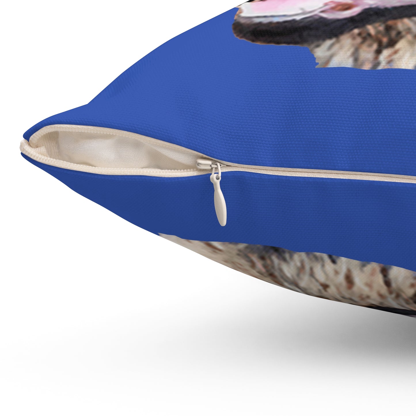 German Shepherd 'Hans' Spun Polyester Throw Pillow