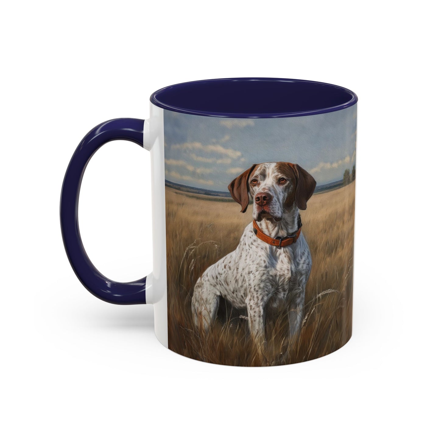 Braque de Bourbonnais - Ceramic Accent Coffee Mug - 2 Sizes