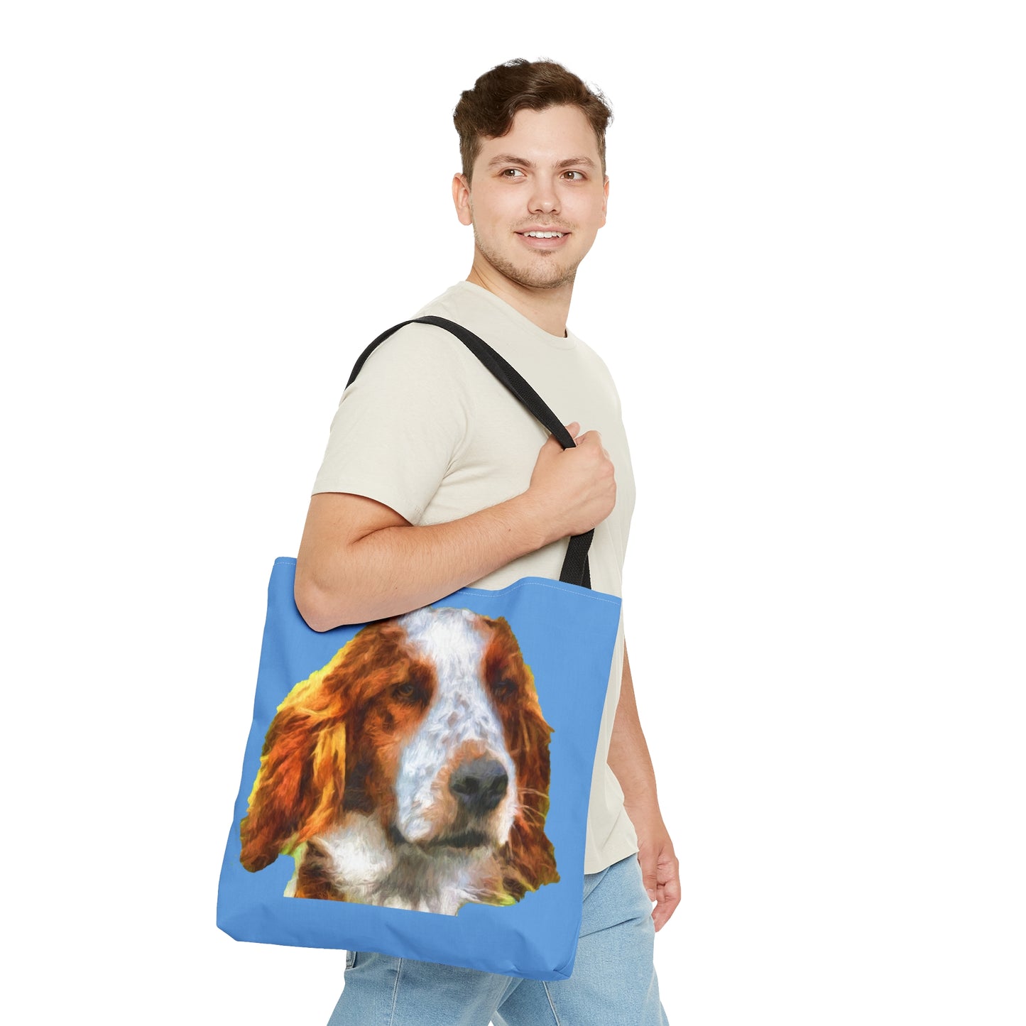 Irish Red & White Setter 'Keela' Tote Bag