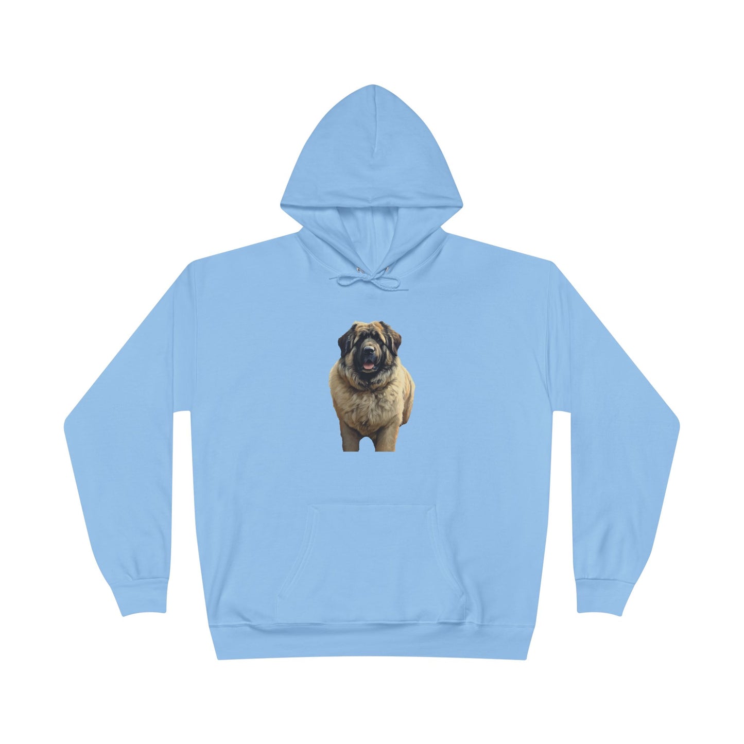 Caucasian Shepherd Dog Unisex Fleece Lined Pullover Hoodie Sweatshirt