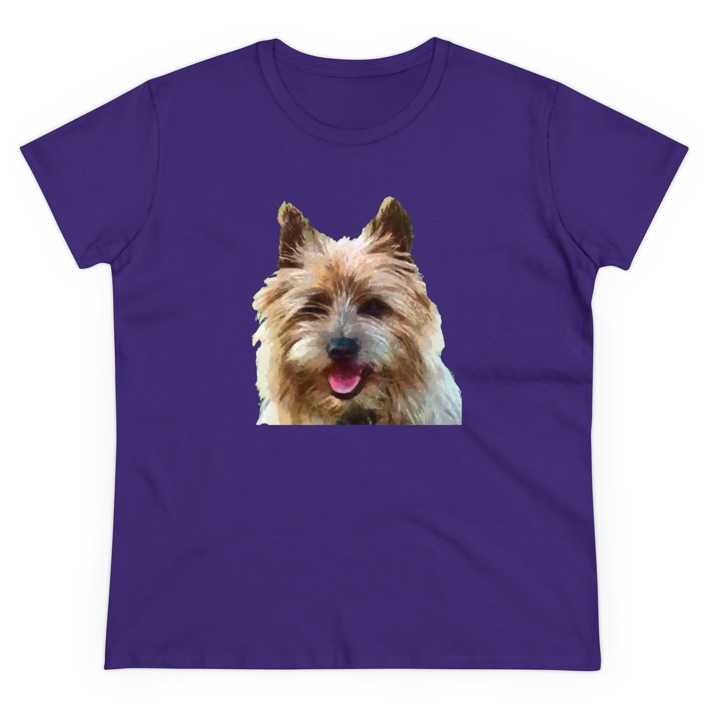 Cairn Terrier Women's Midweight Cotton Tee