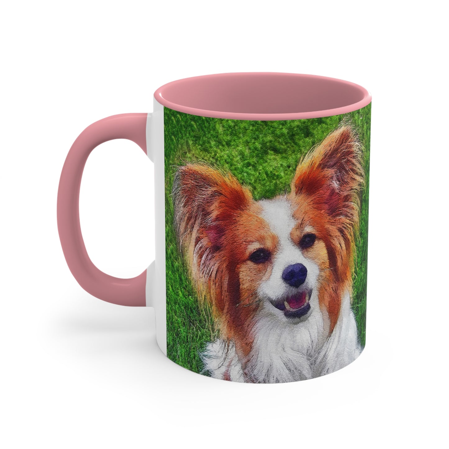 Papillon Ceramic Accent Coffee Mug, 11oz