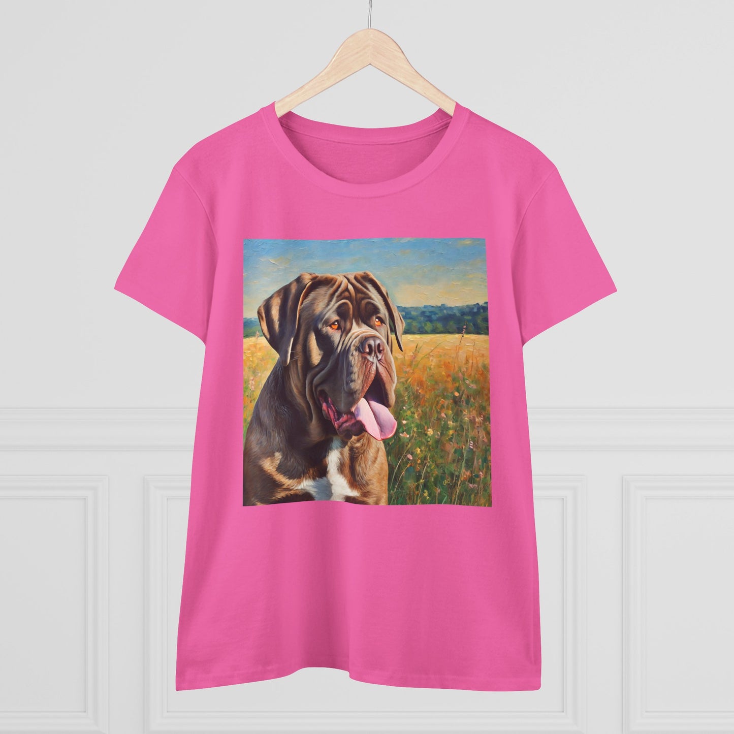 Neopolitan Mastiff Women's Midweight Cotton Tee