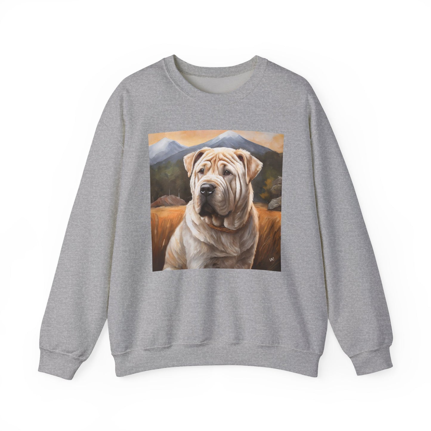 Chinese Shar-Pei Unisex 50/50 Crewneck Sweatshirt