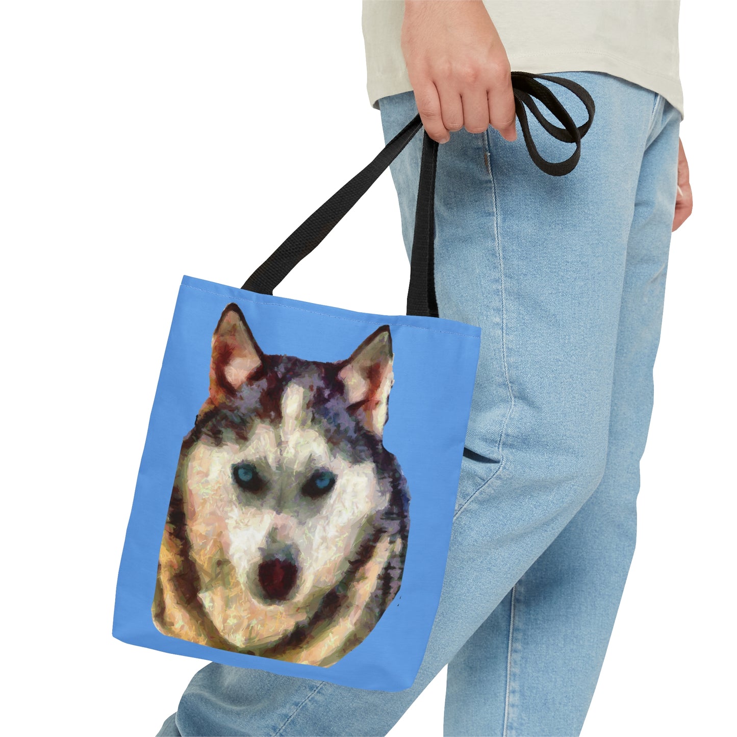 Siberian Husky 'Sacha' Tote Bag