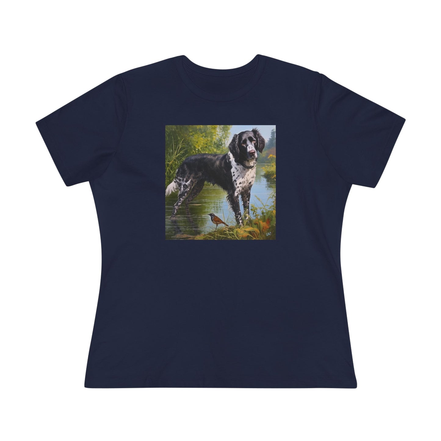 Large Munsterlander - Women's Relaxed Fit Cotton Tee