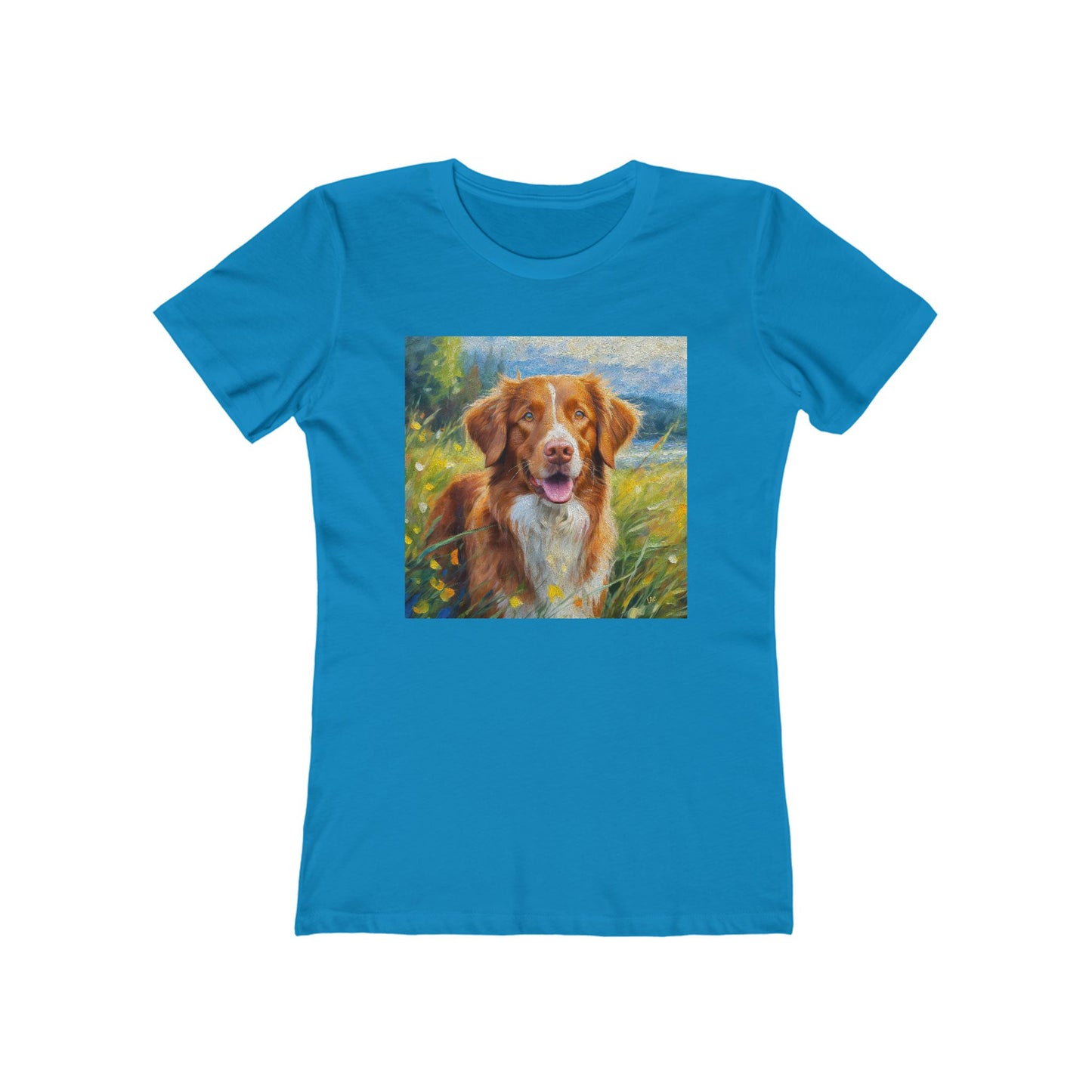 Nova Scotia Duck Tolling Retriever 'Dixie' Women's Slim Fitted Tee