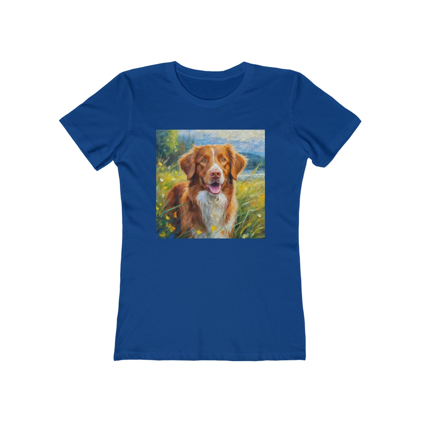 Nova Scotia Duck Tolling Retriever 'Dixie' Women's Slim Fitted Tee