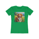 Nova Scotia Duck Tolling Retriever 'Dixie' Women's Slim Fitted Tee