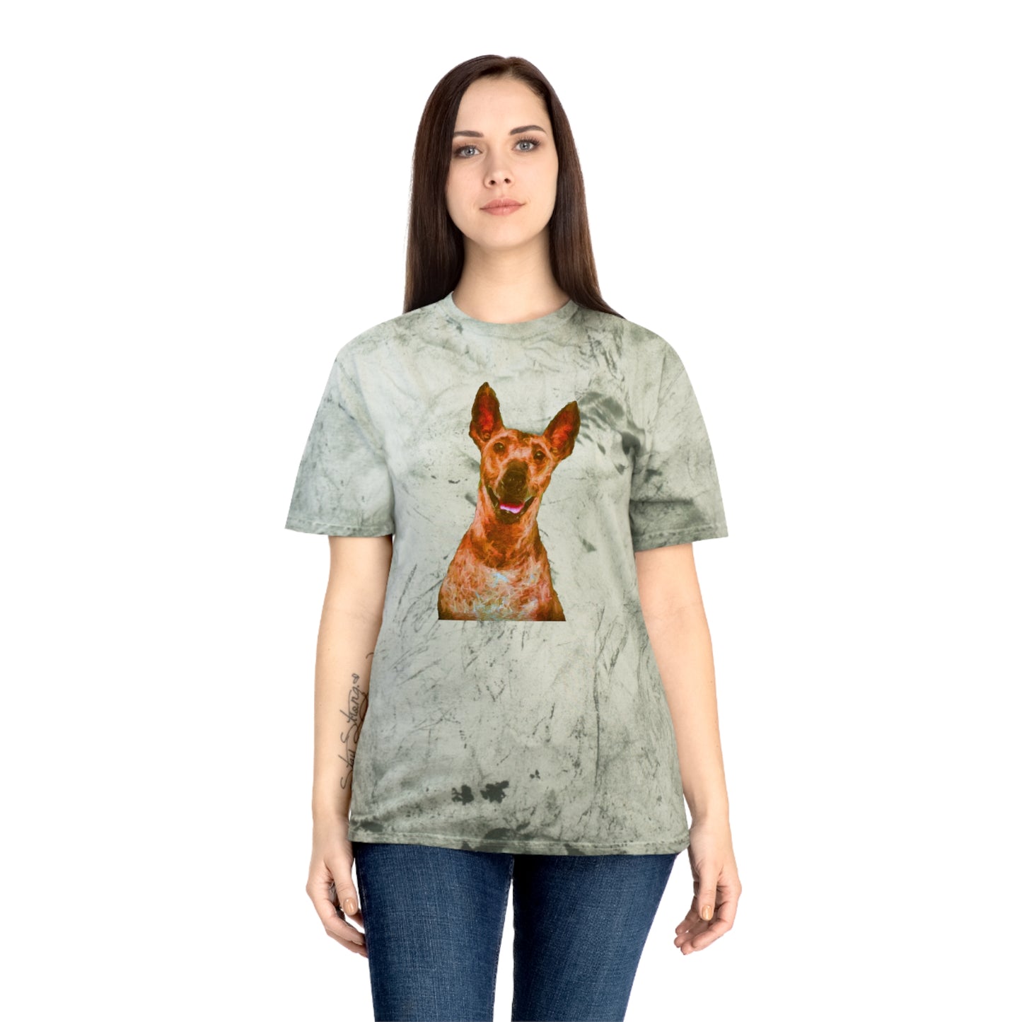 Peruvian Inca Orchid Unisex Cotton Color Blast T-Shirt