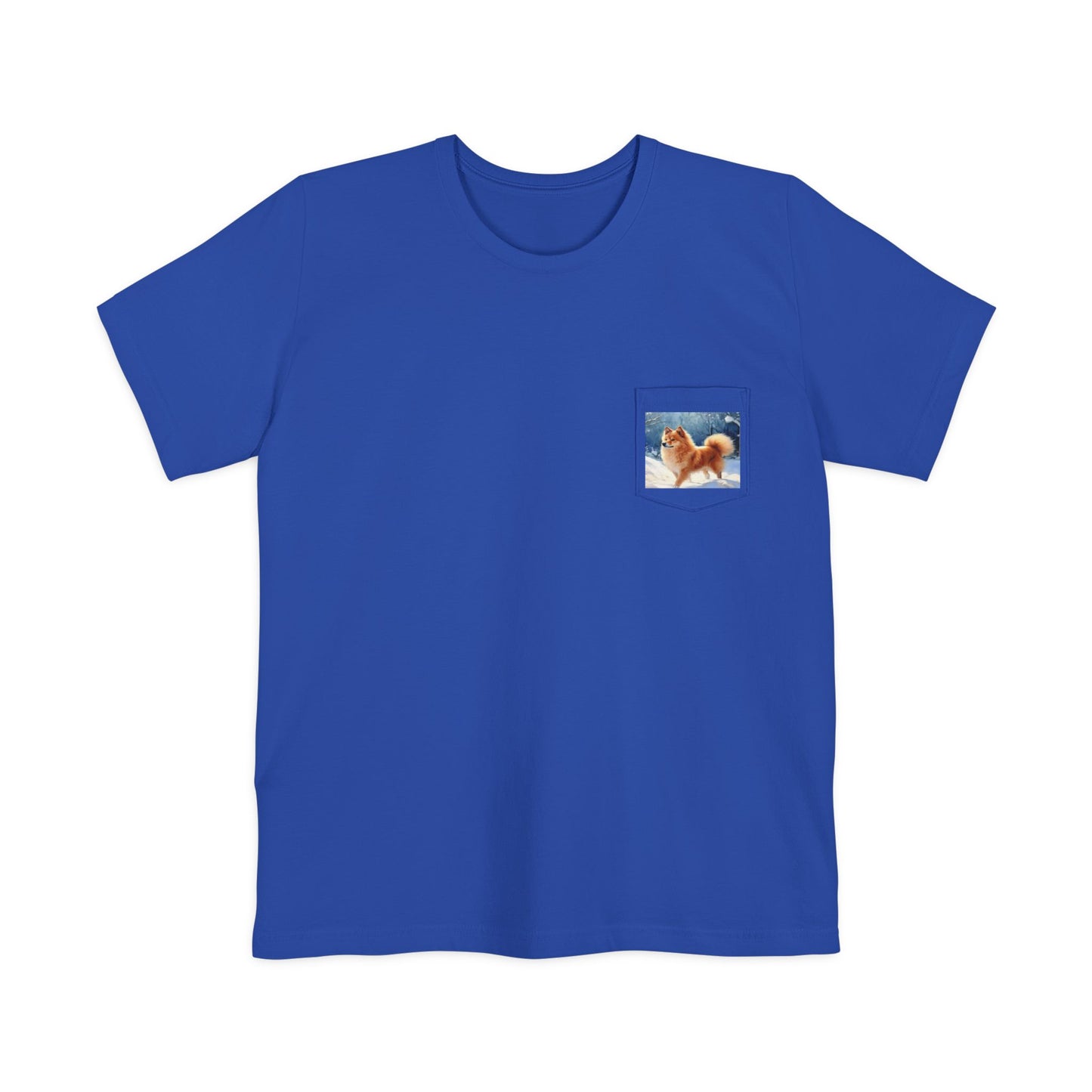 Finnish Spitz Unisex Pocket T-Shirt