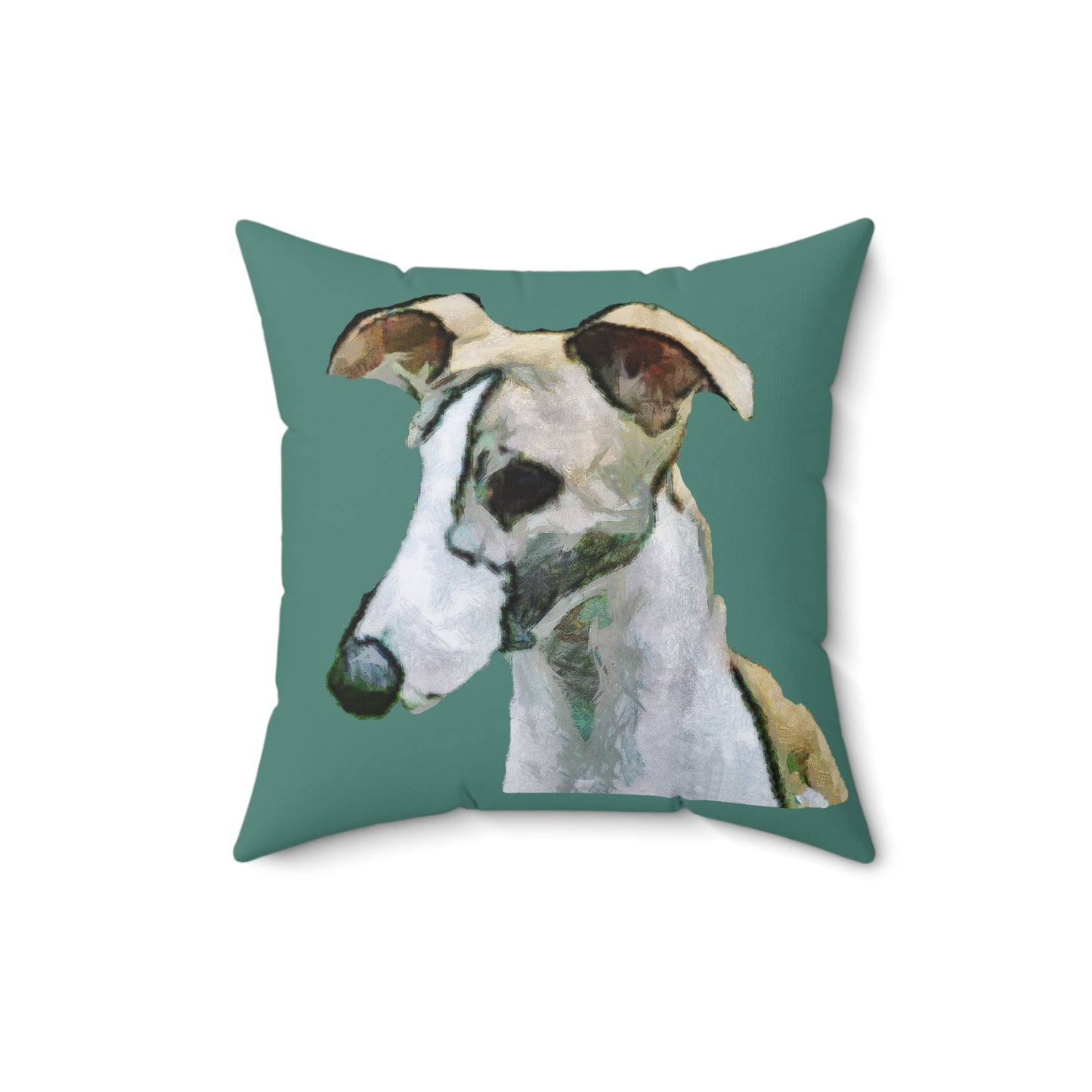 Whippet 'Simba' Spun Polyester Throw Pillow