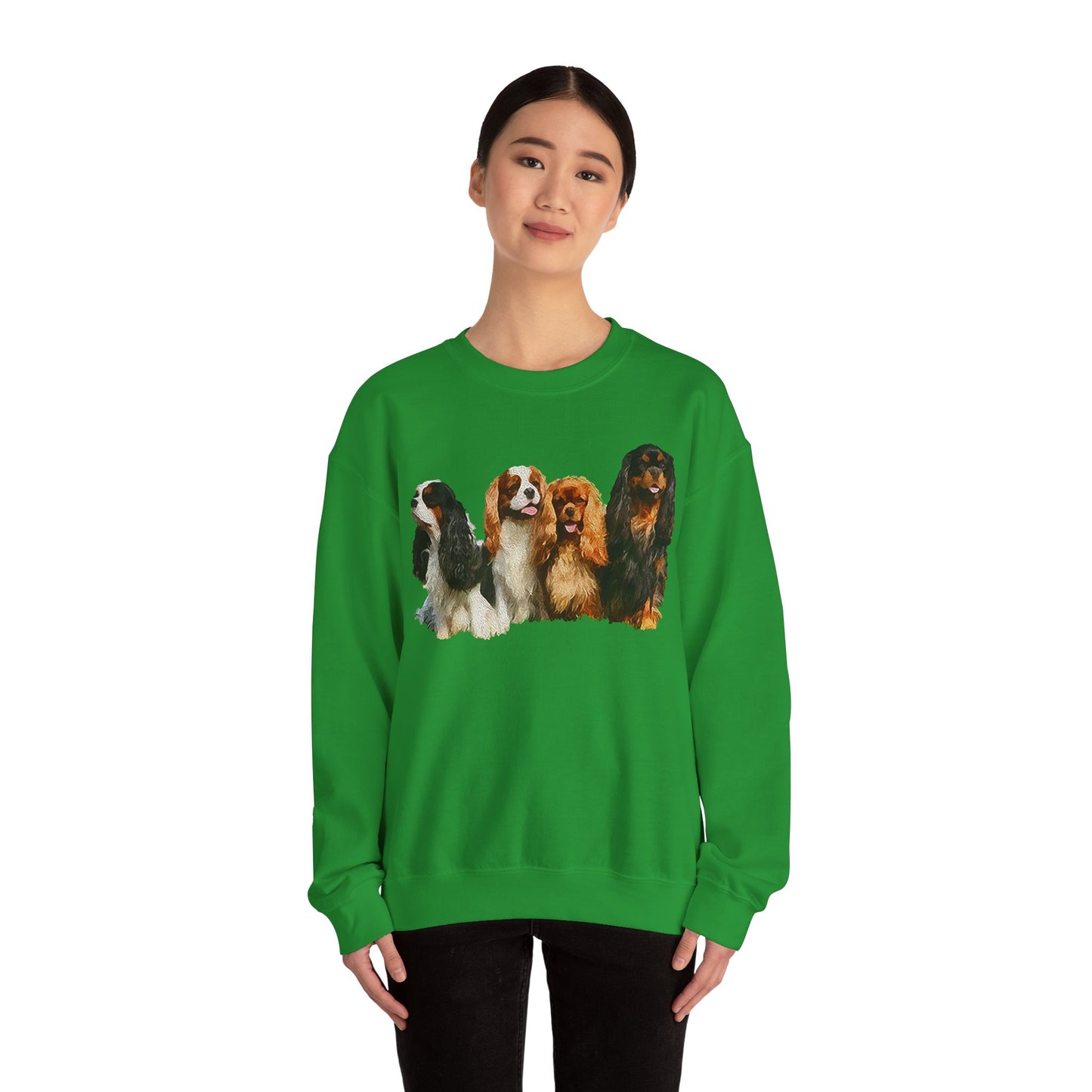 Cozy King Charles Spaniels 'Cavalier Club' Unisex Crewneck Sweatshirt