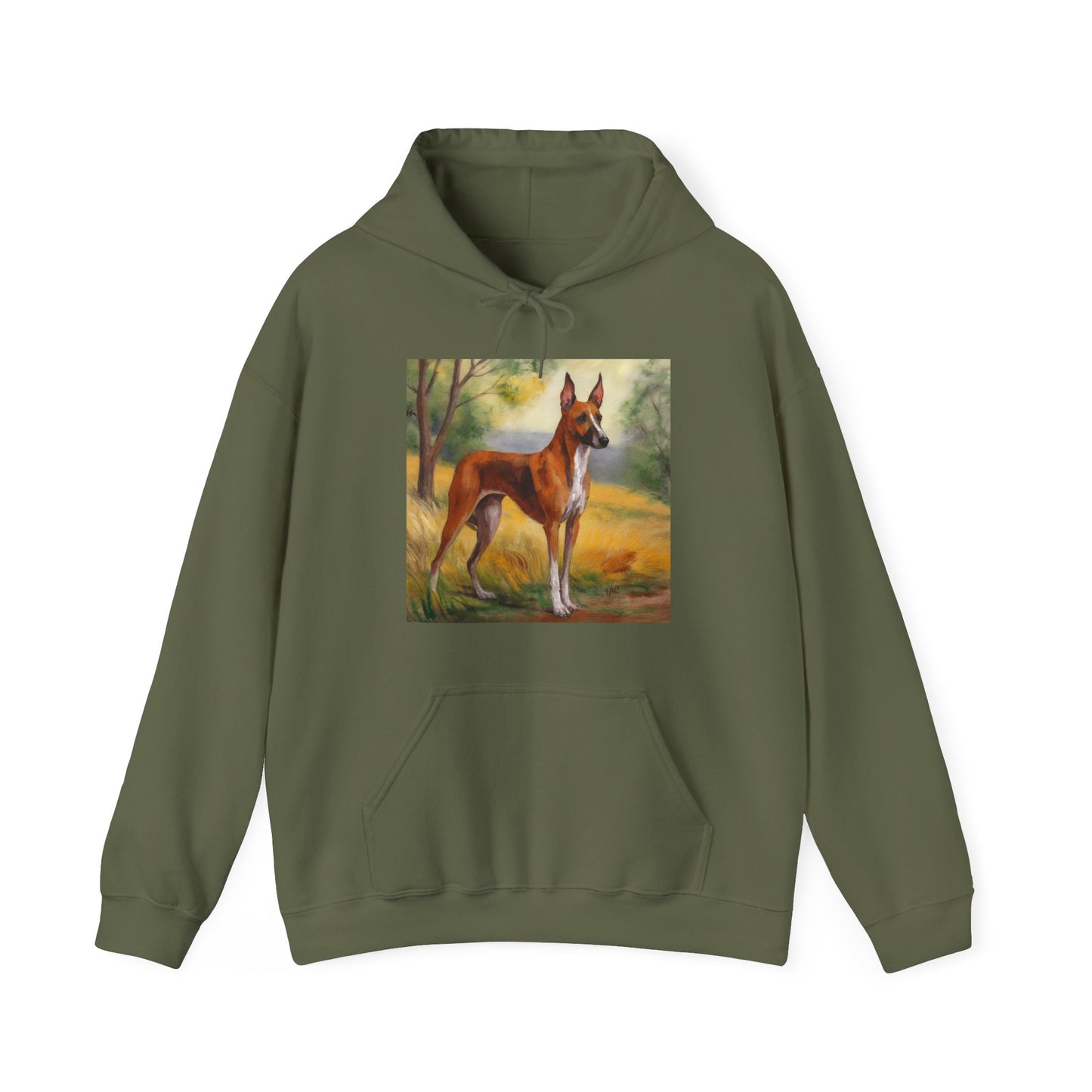 Azawakh 'Tuareg Sloughi' Unisex 50/50 Hooded Sweatshirt