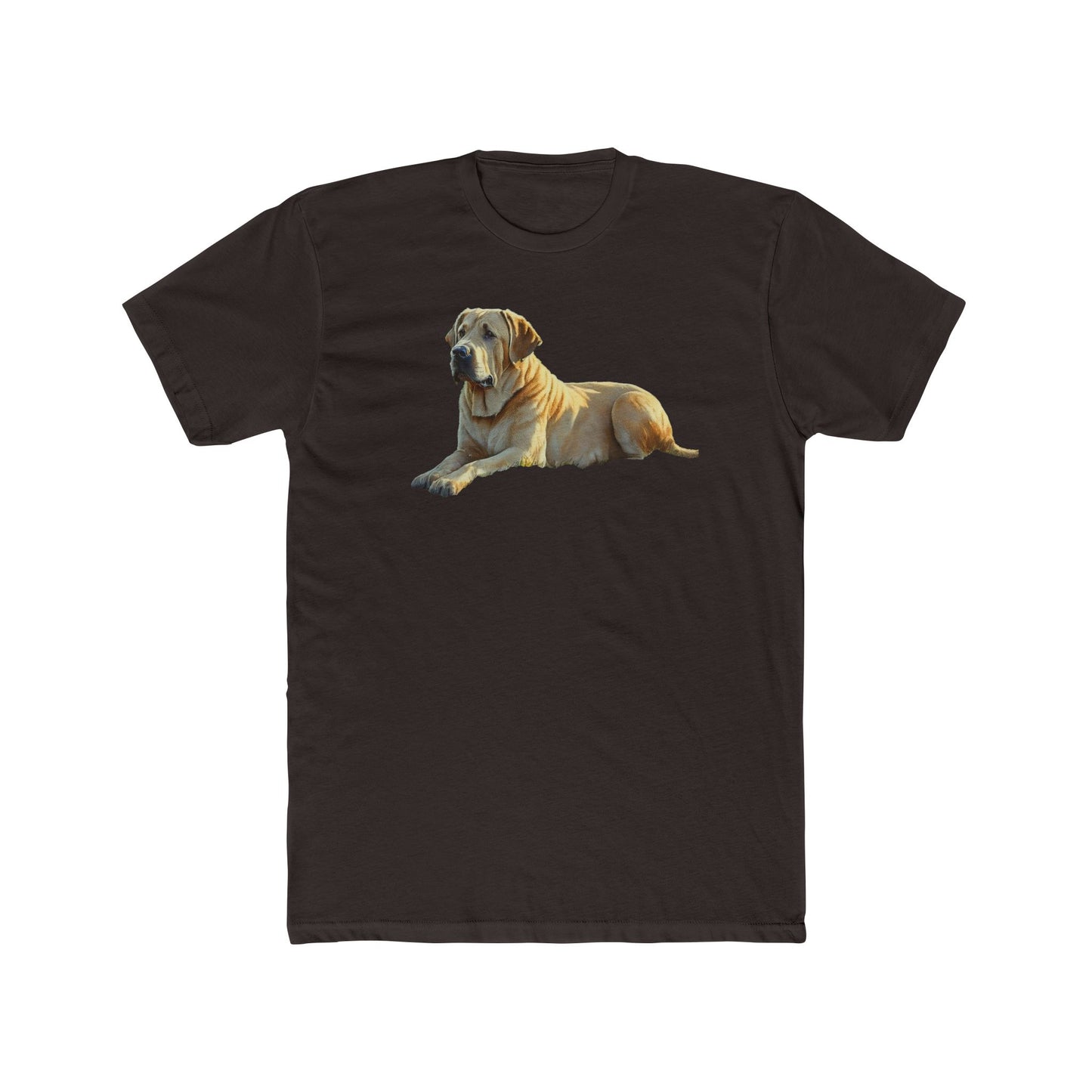 Broholmer - Danish Mastiff Men's Fitted Cotton Crew Tee