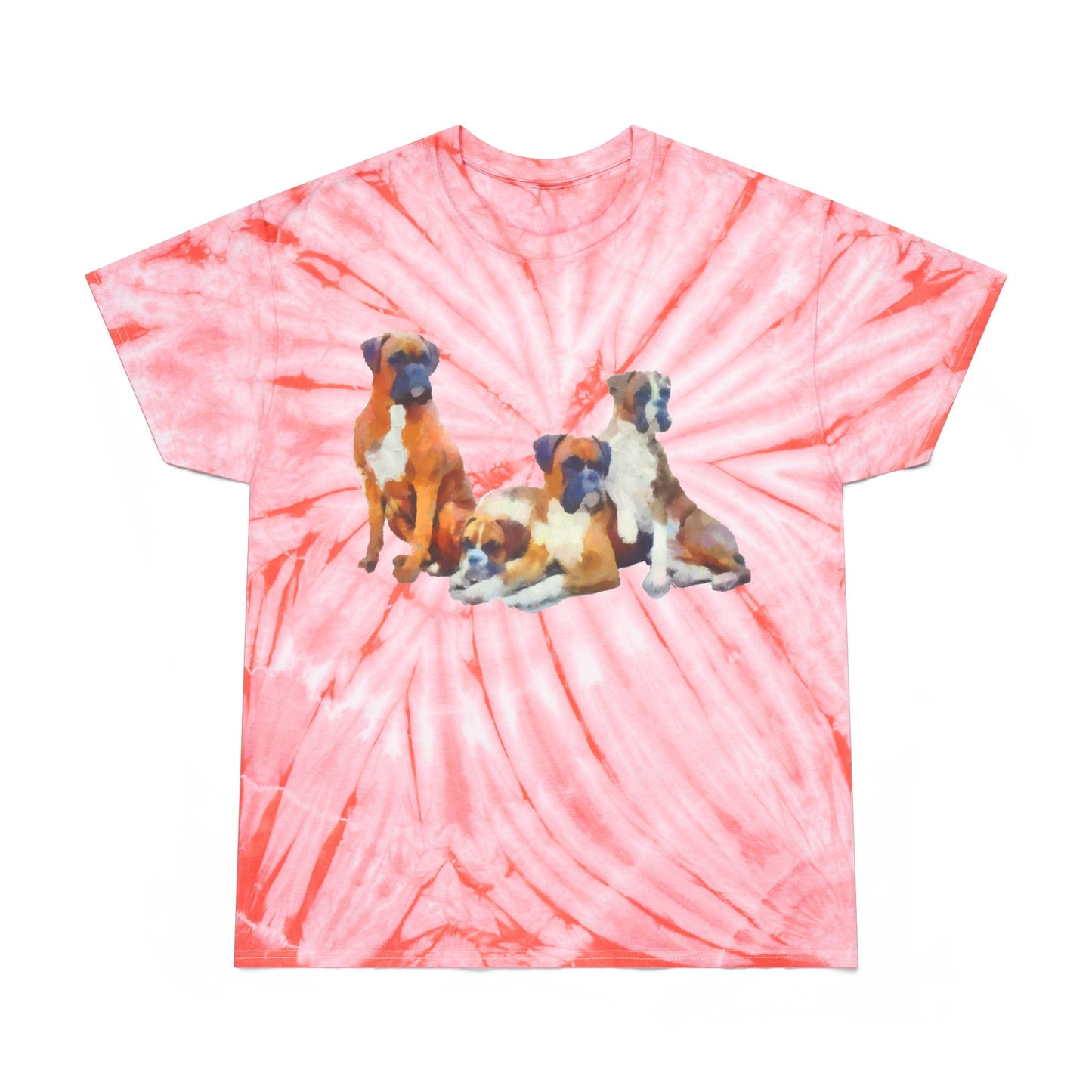 Boxer Quartet Unisex Cotton Tie-Dye Tee in Cyclone