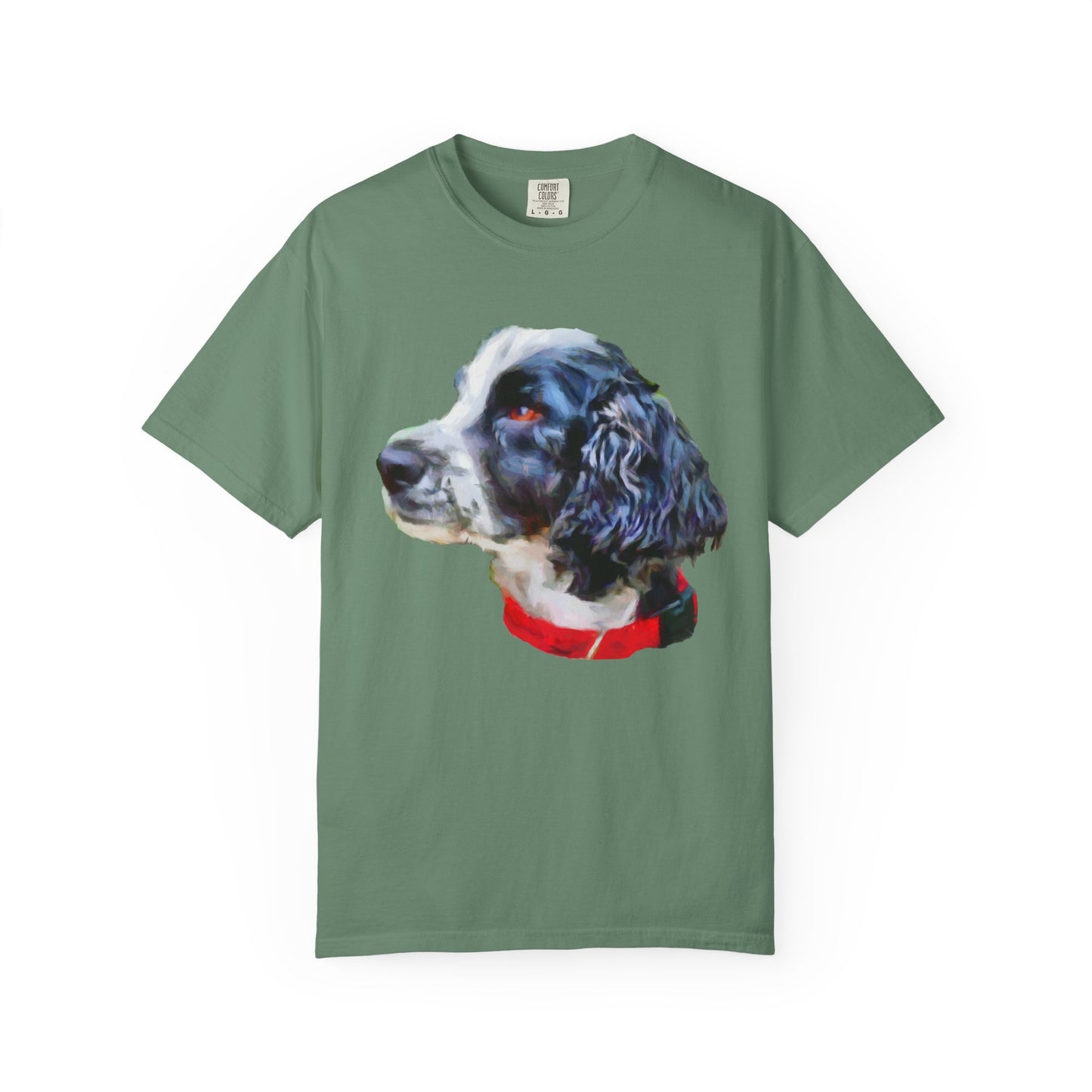 English Cocker Spaniel 'Tango' Unisex Relaxed Garment-Dyed T-shirt