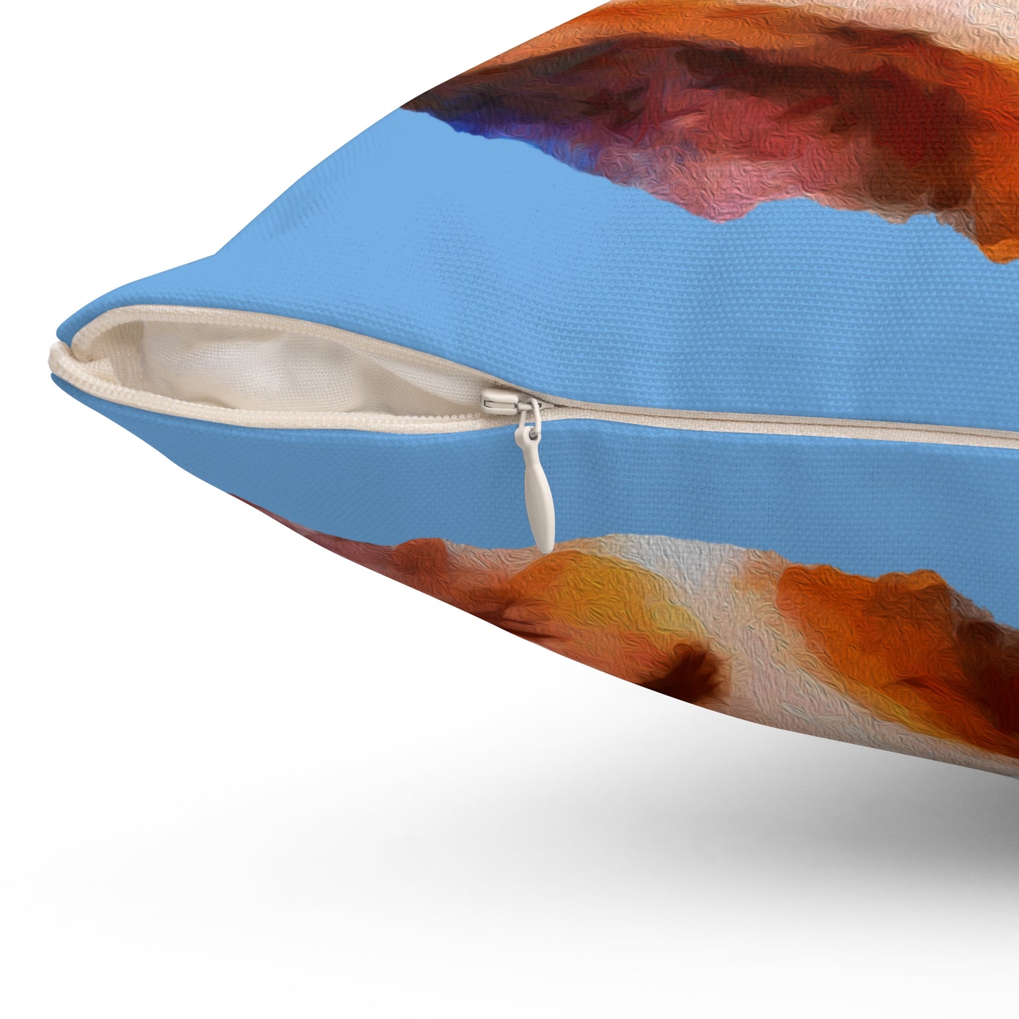 Smidget the Cat - Spun Polyester Throw Pillow