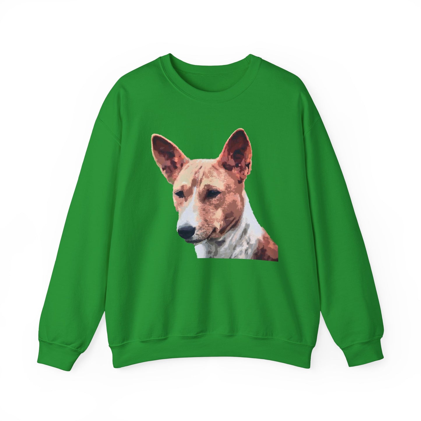 Basenji Unisex 50/50 Crewneck Sweatshirt: Yodel Your Style