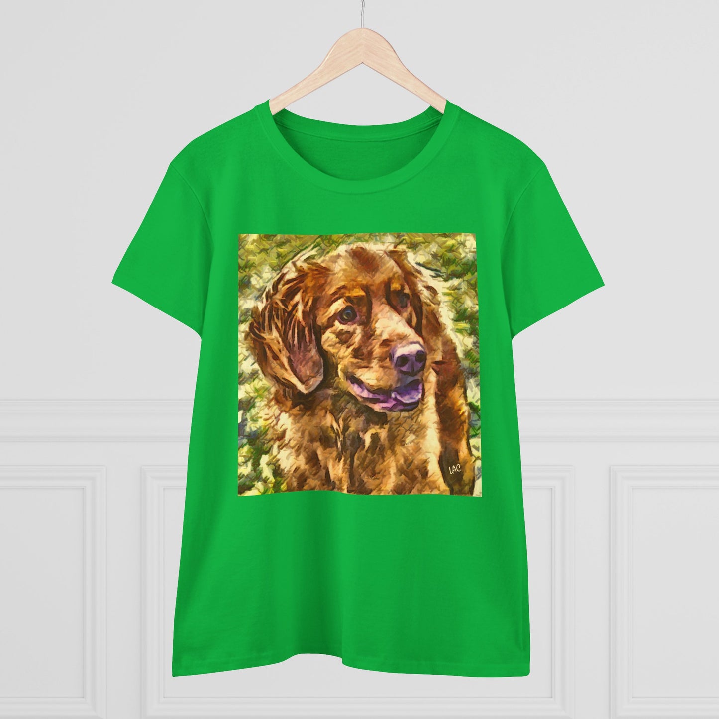 Nova Scotia Duck Tolling Retriever Women's Midweight Cotton Tee