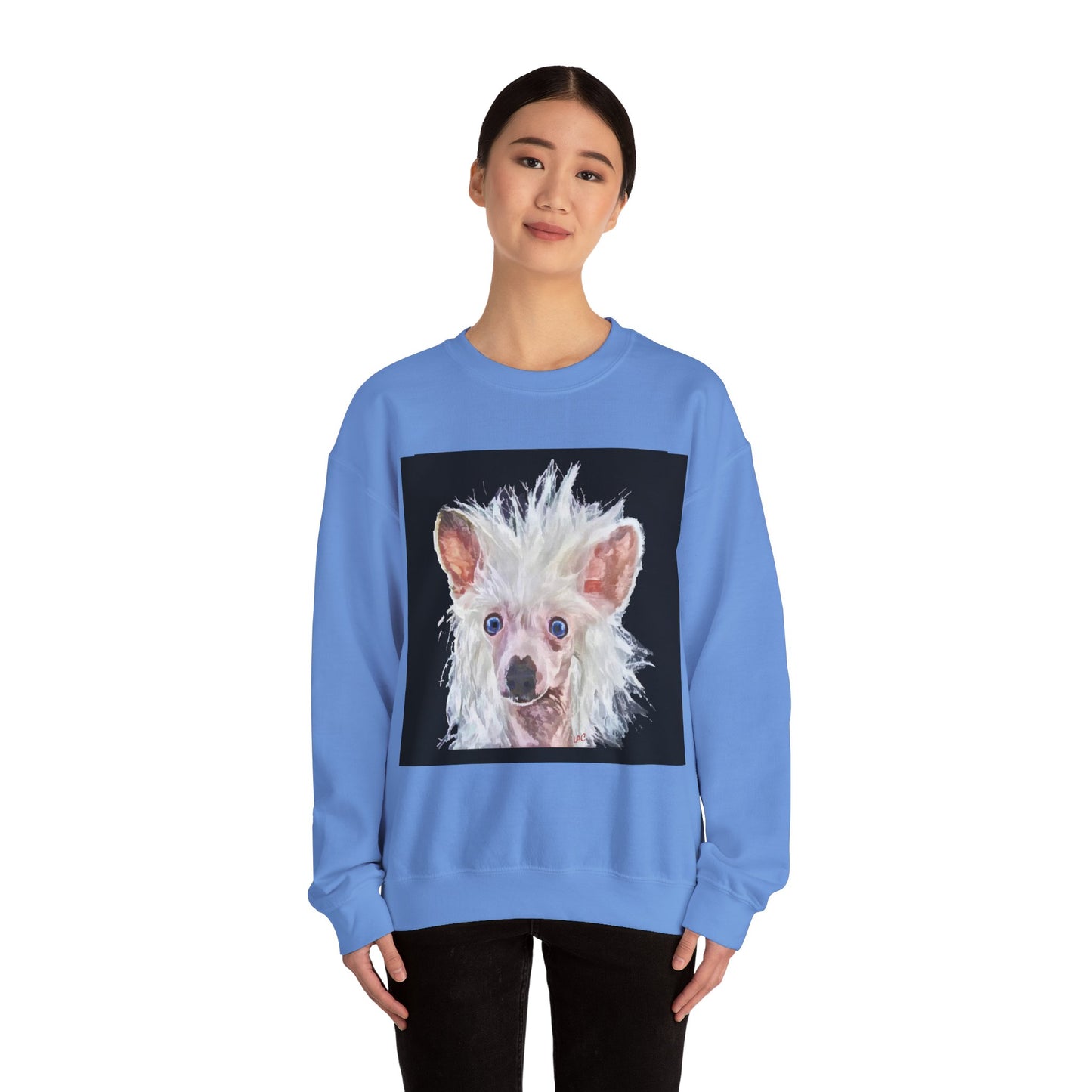 Chinese Crested Unisex 50/50 Crewneck Sweatshirt