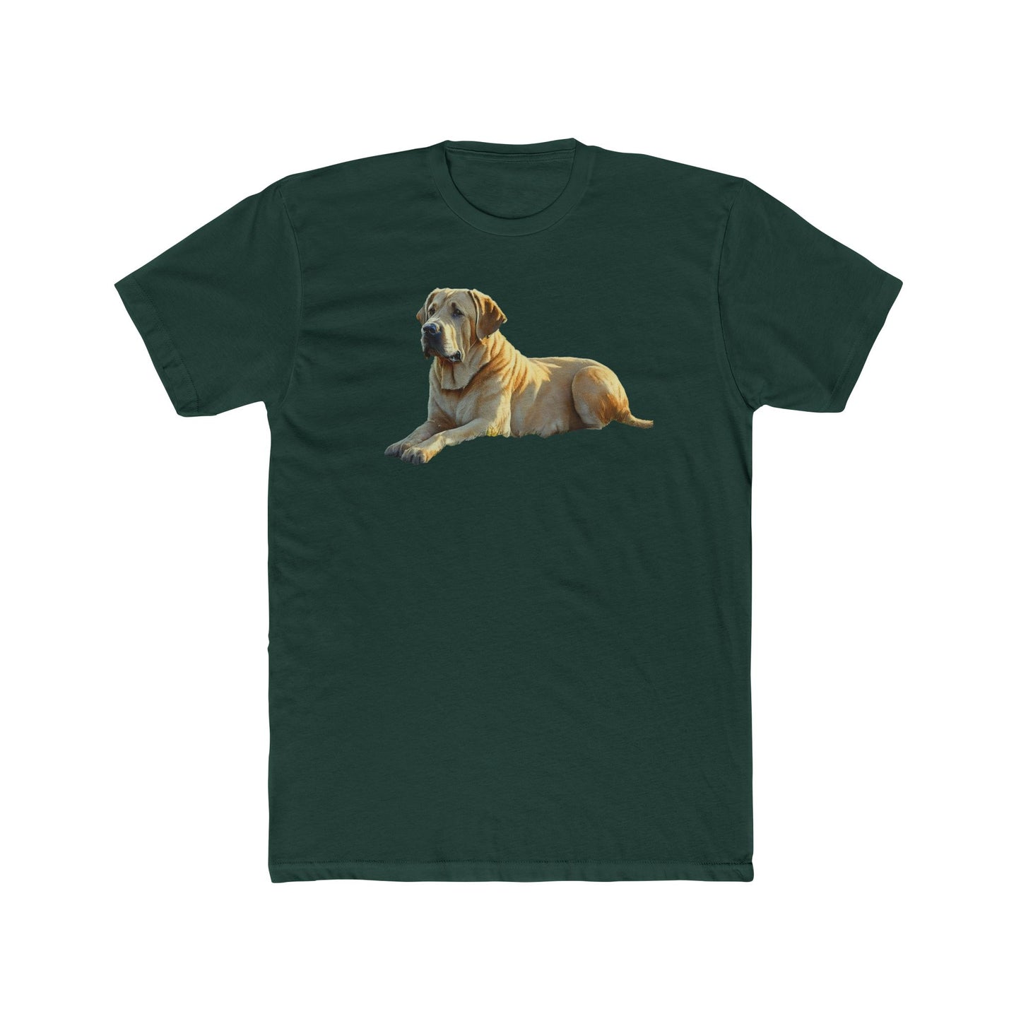 Broholmer - Danish Mastiff Men's Fitted Cotton Crew Tee
