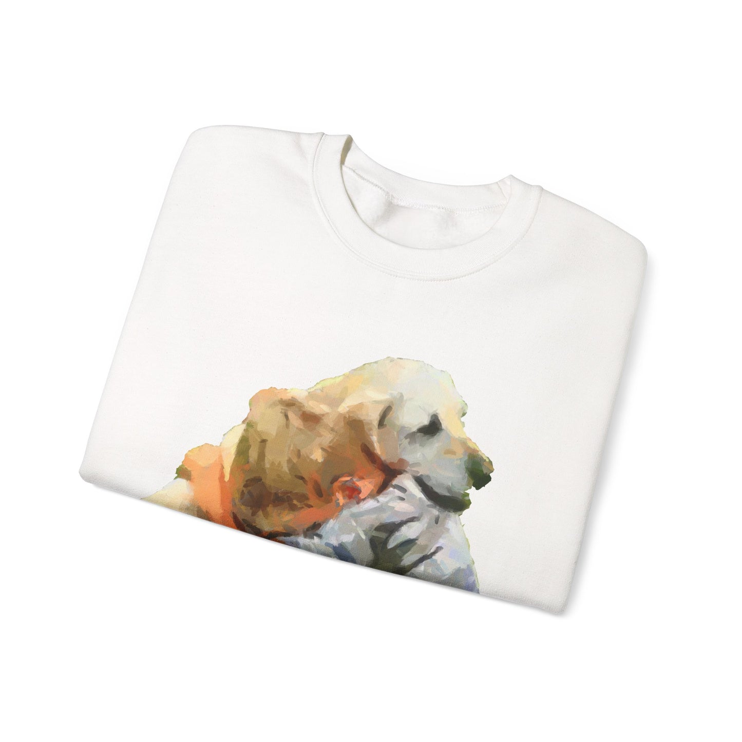 Yellow Labrador Retriever Unisex Crewneck Sweatshirt