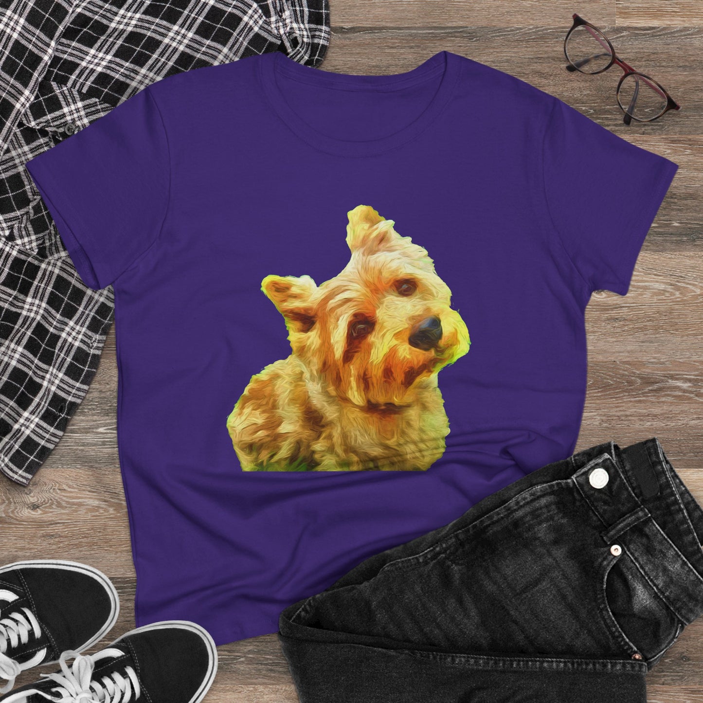 Norwich Terrier Women's Midweight Cotton Tee