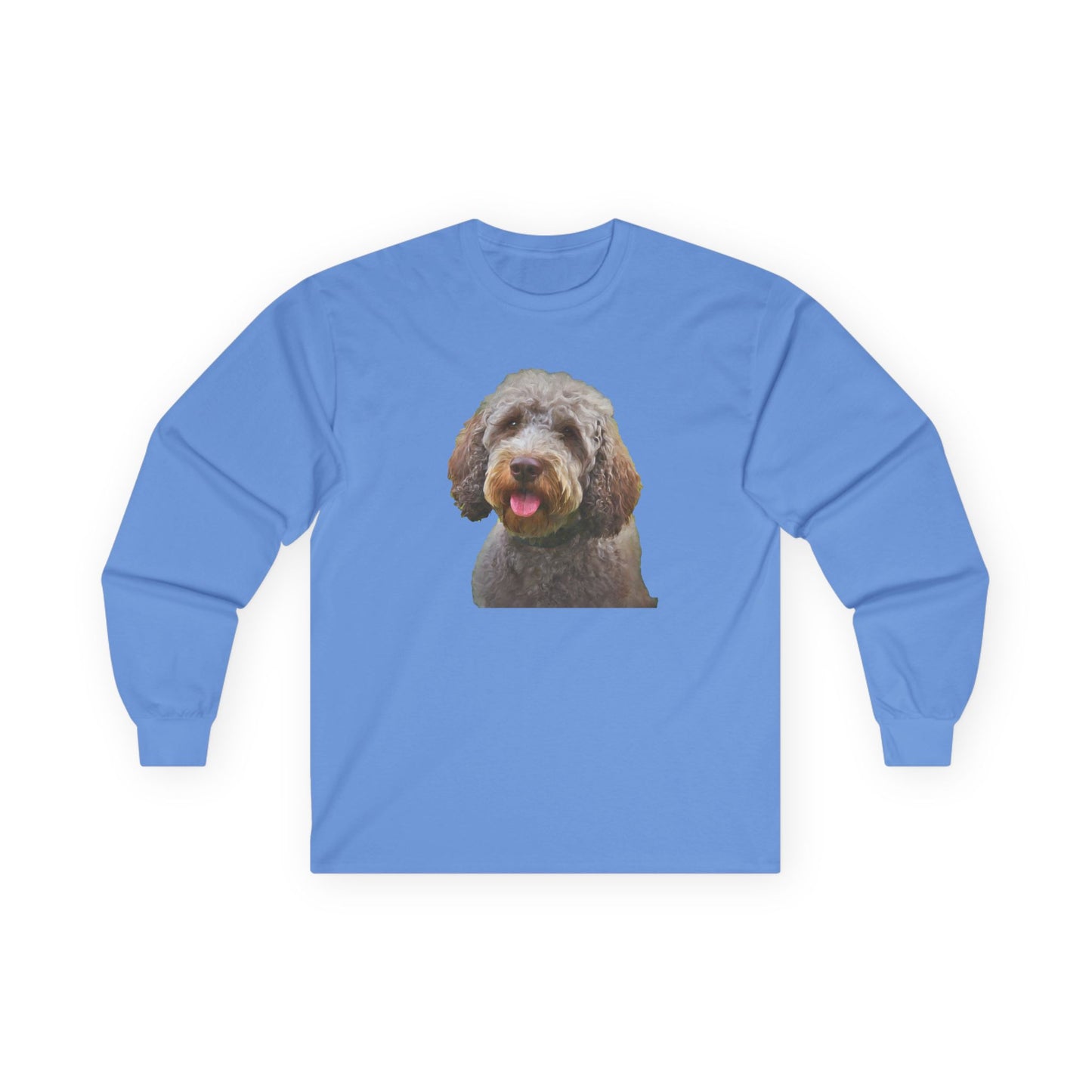 Lagotto Romagnolo 'Italian Truffle Dog' Cotton Long Sleeve Tee
