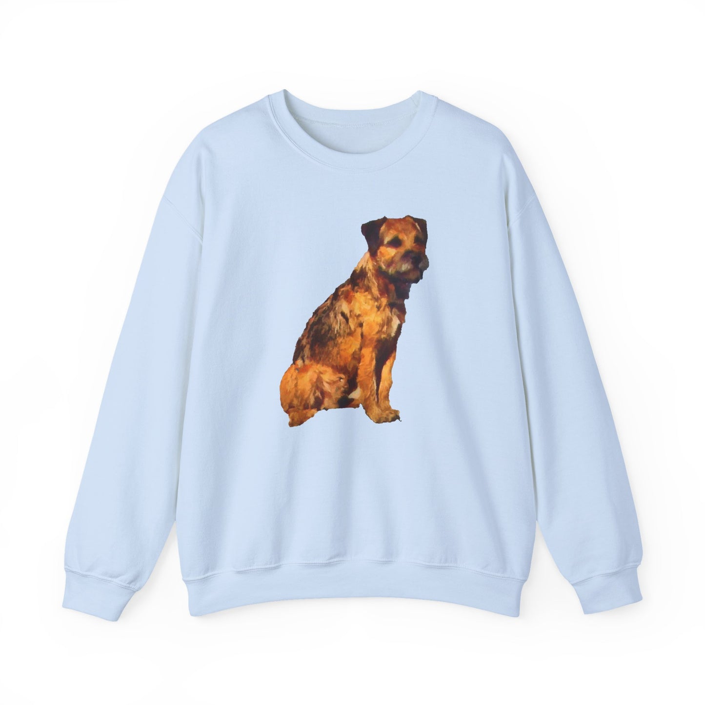Border Terrier 'Andrew' Unisex 50/50 Crewneck Sweatshirt