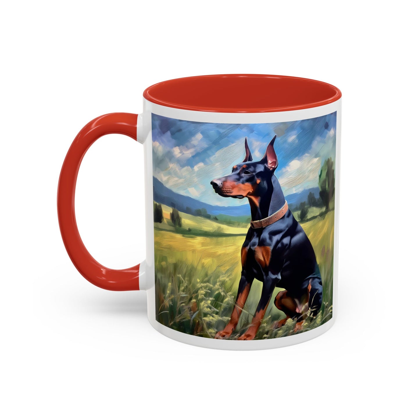 Doberman Pinscher Accent Coffee Mug