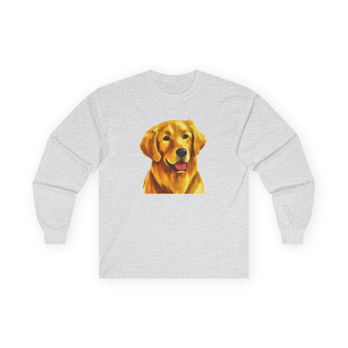 Golden Retriever 'Beau' Unisex Cotton Long Sleeve Tee
