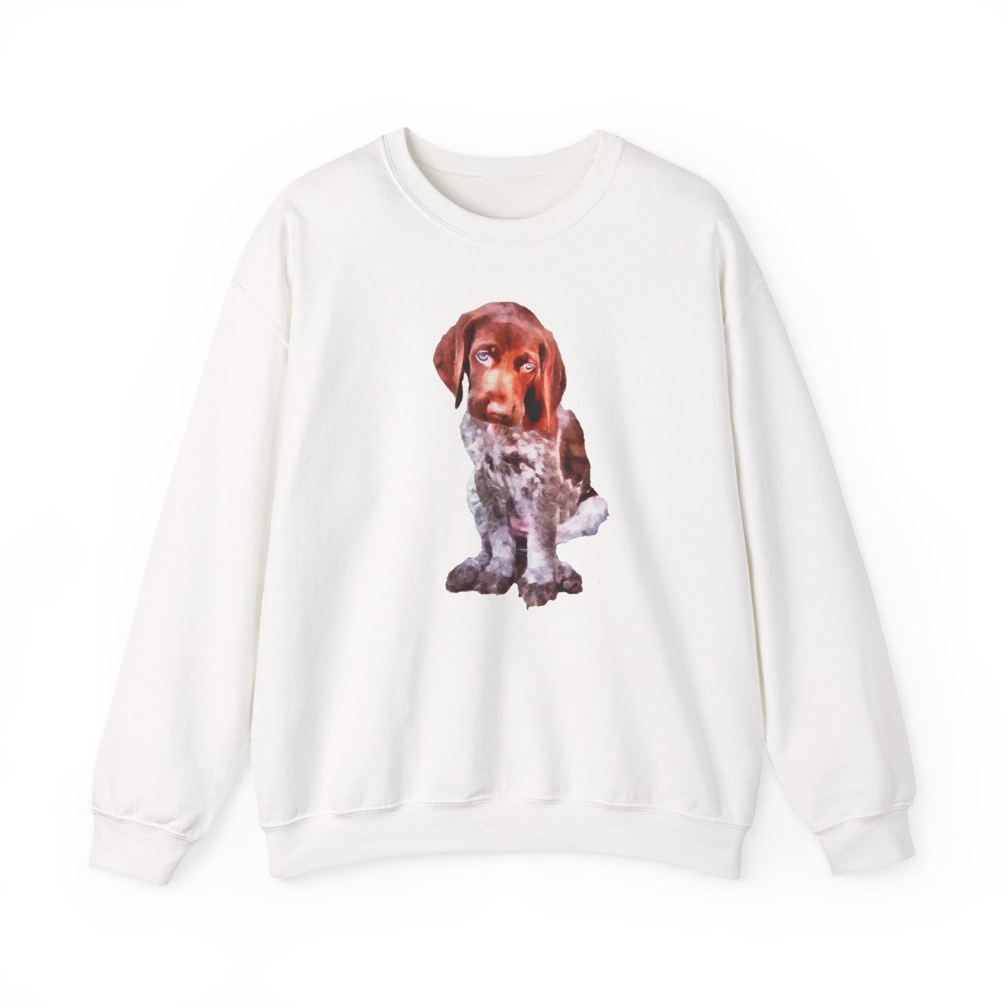 Benny Unisex 50/50 Crewneck Sweatshirt for German Shorthair Pointers