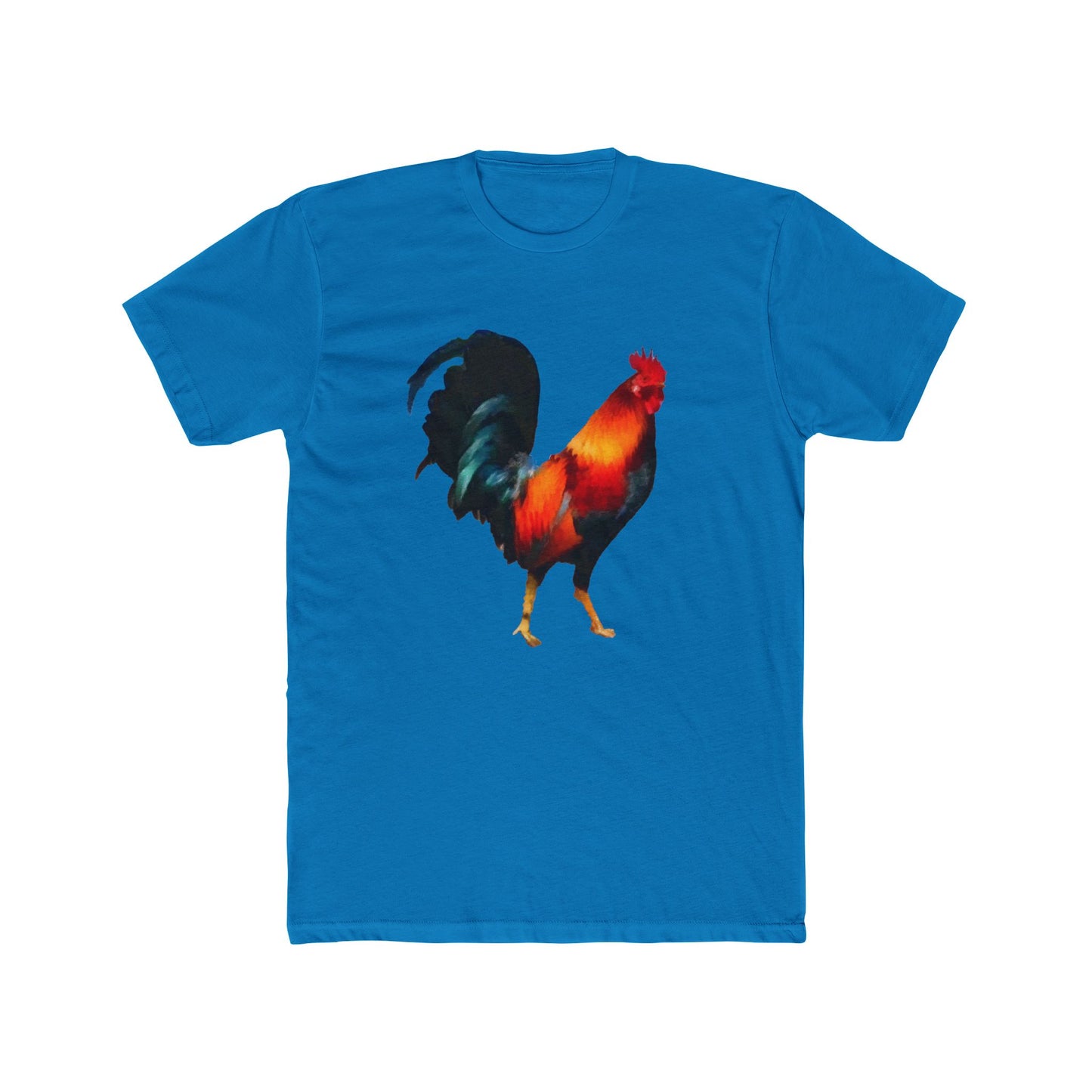 Rooster 'Silas' Men's Fitted Cotton Crew Tee