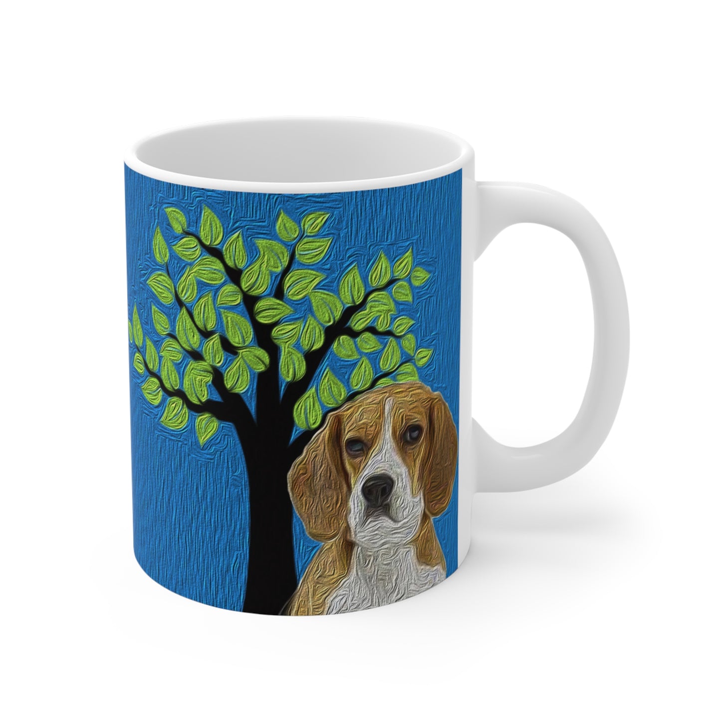 Beagle 'Hopper' Ceramic Mug: Sip with Style