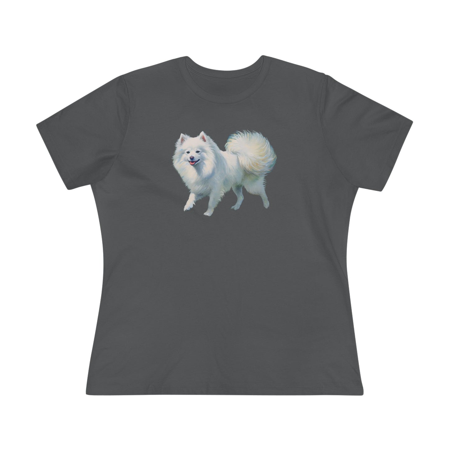 Japanese Spitz Women's Relaxed Fit Cotton Tee