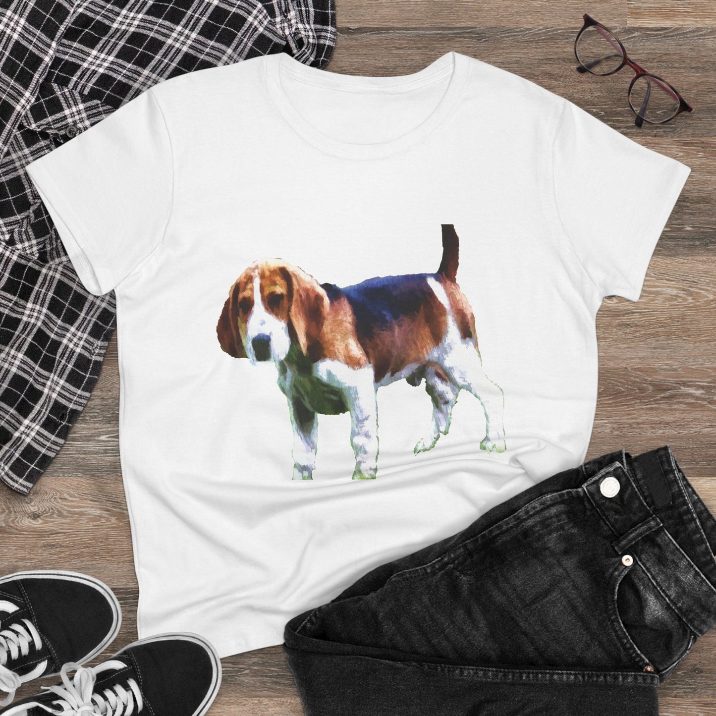 American Foxhound Women's Midweight Cotton Tee