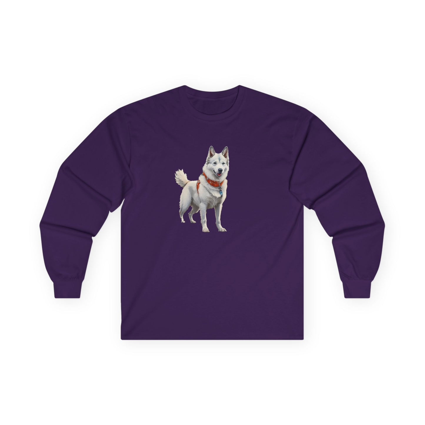 Yakutian Laika Unisex Classic Cotton Long Sleeve Tee
