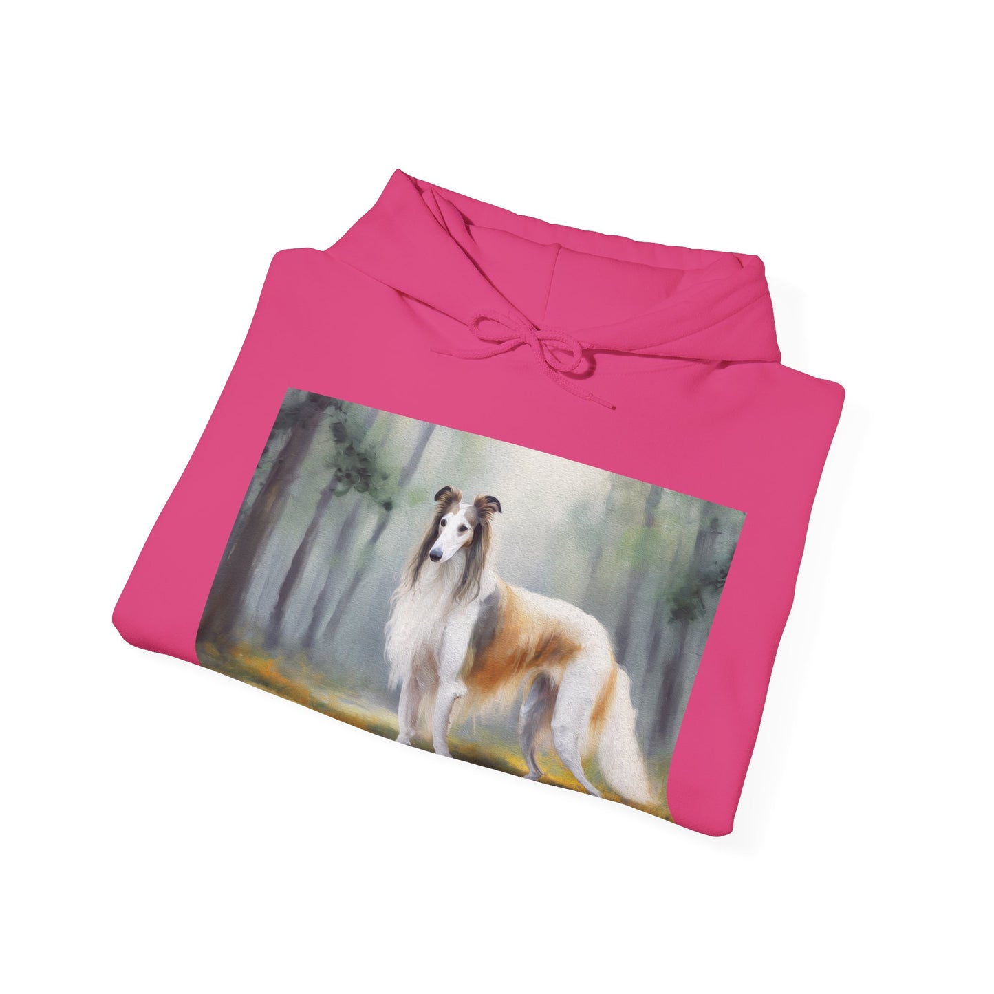 Borzoi 'Russian Wolfhound' Unisex Hooded Sweatshirt