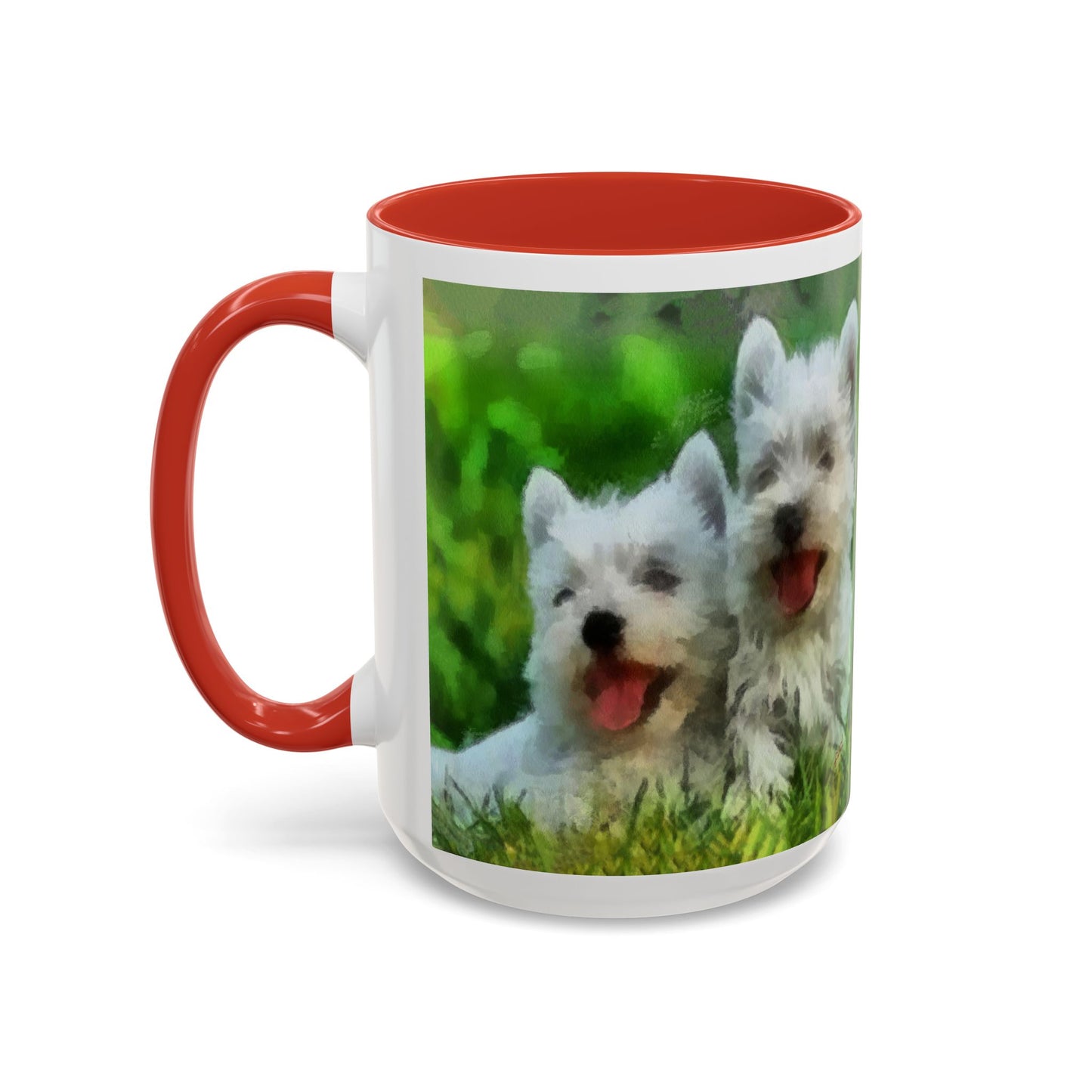 West Highland Terriers 'Westies' Accent Coffee Mug, 2 sizes