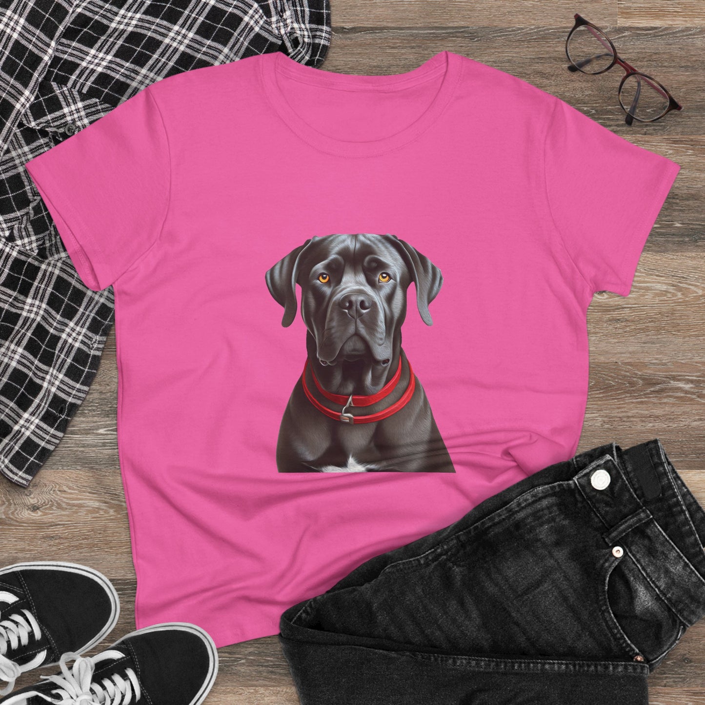 Cane Corso Women's Midweight Cotton Tee: The Comfiest Style Upgrade!