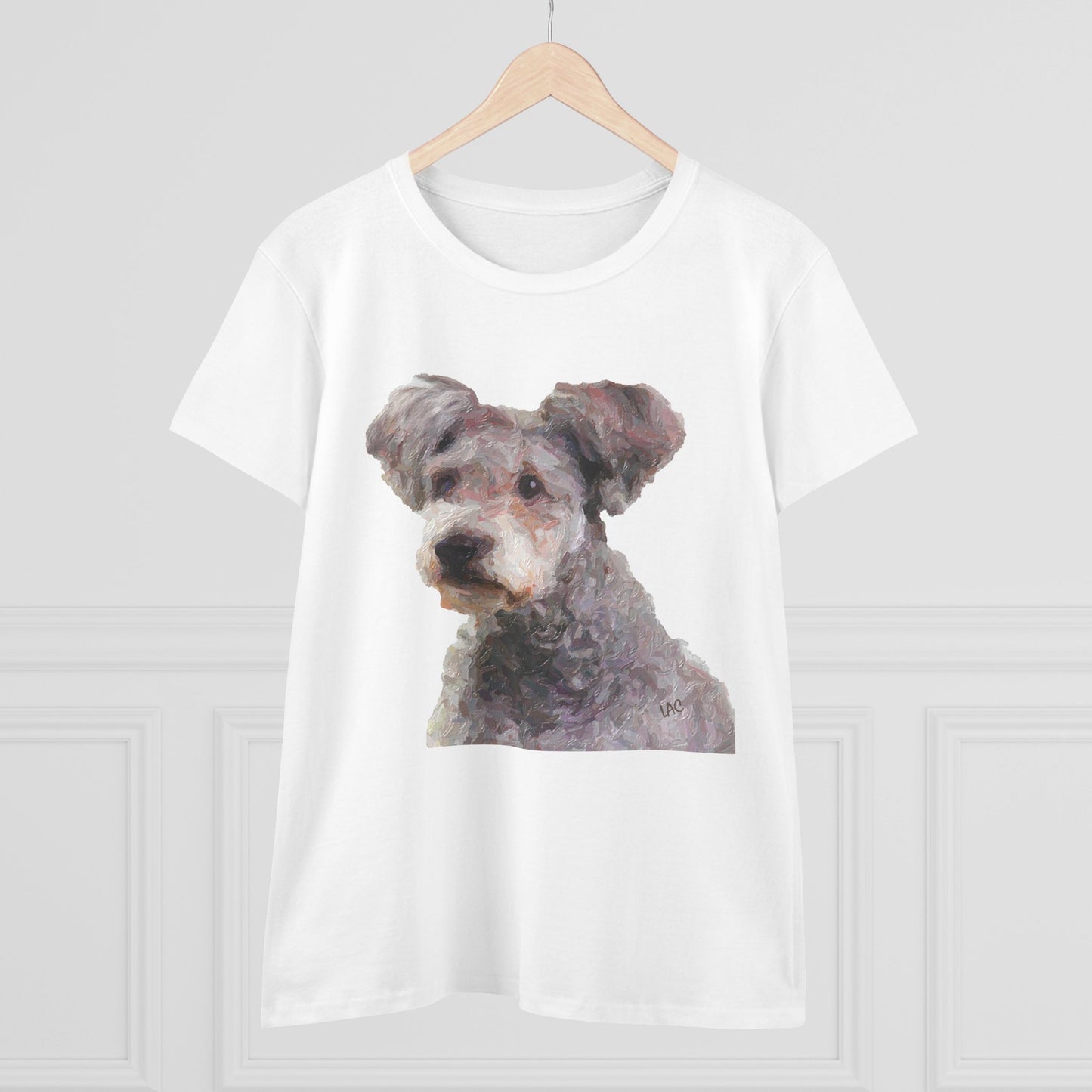 Hungarian Pumi Women's Midweight Cotton Tee