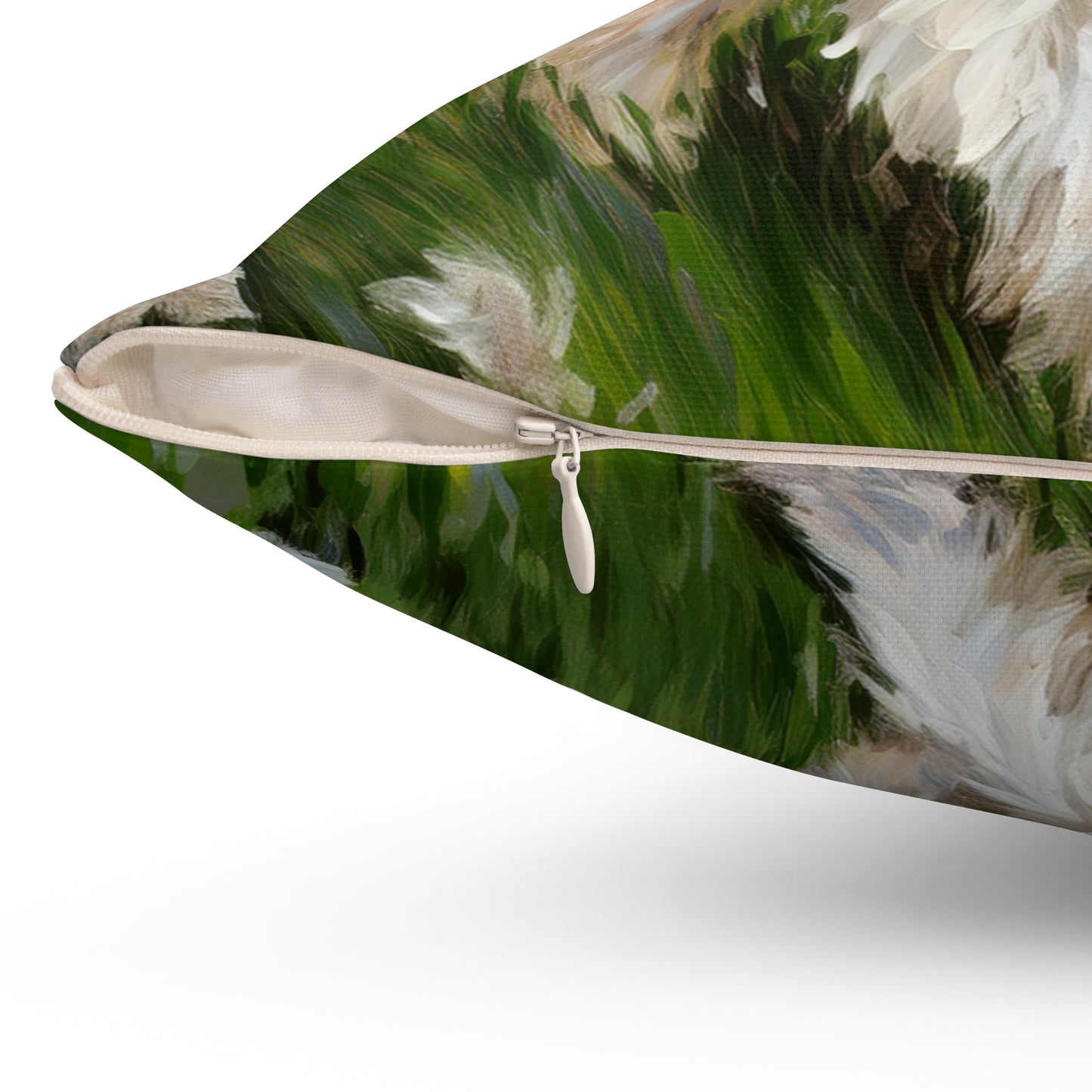 Dandie Dinmont Terrier - Spun Polyester Throw Pillow