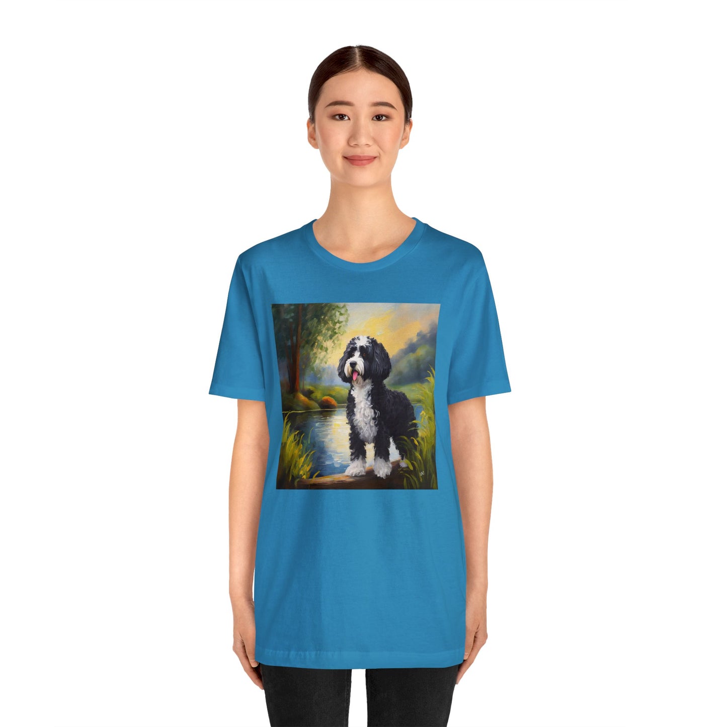 Portuguese Water Dog Jersey Short Sleeve Tee
