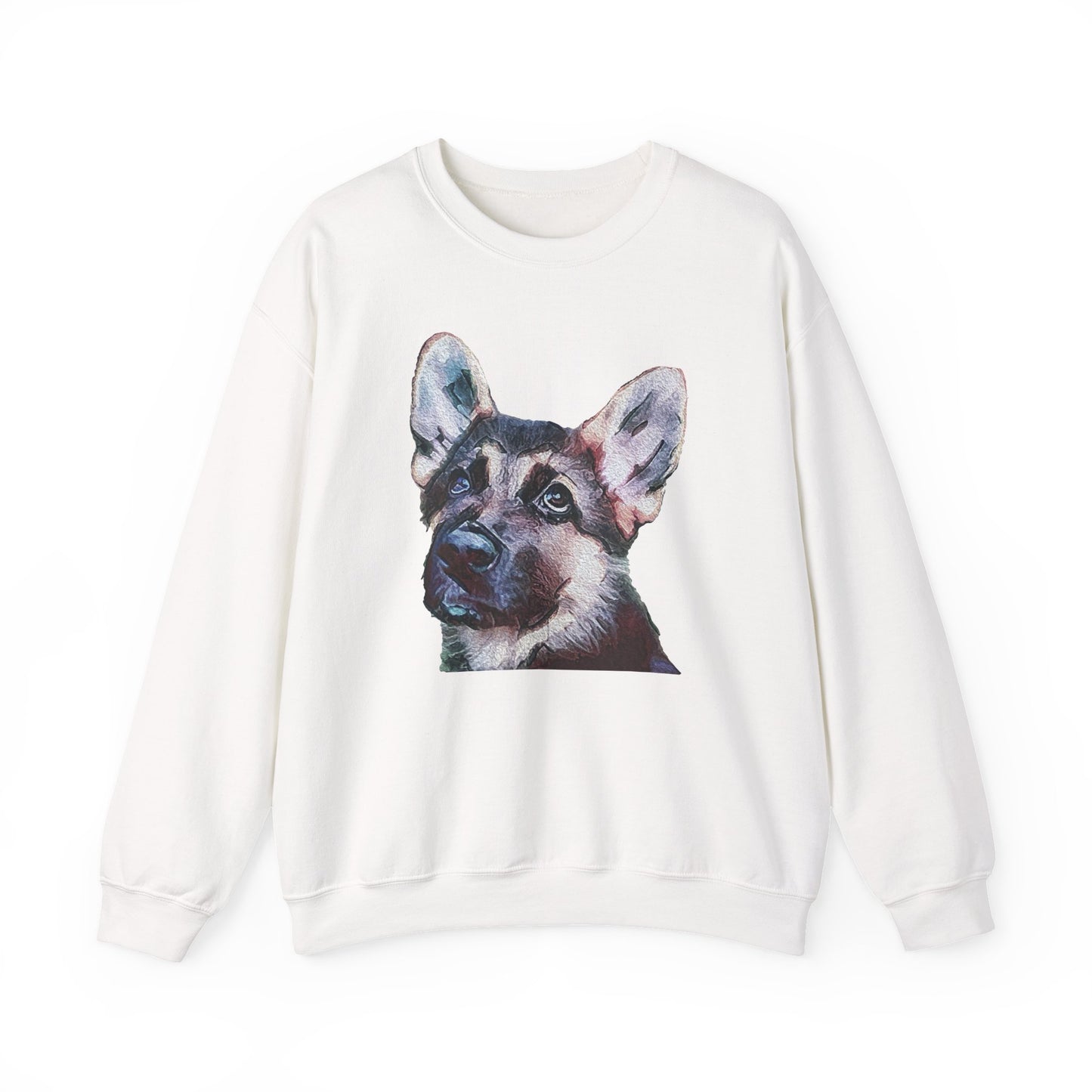 German Shepherd 'Sly' Unisex 50/50 Crewneck Sweatshirt