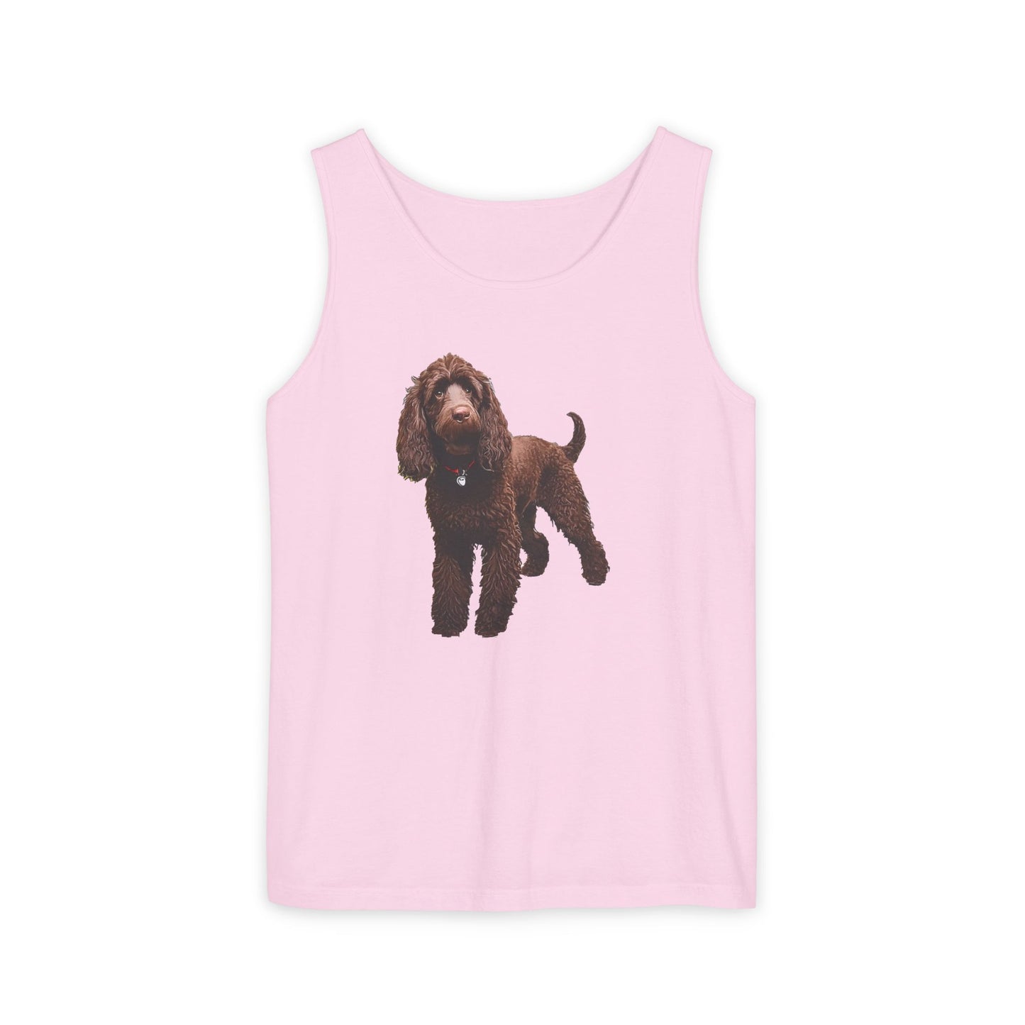 Irish Water Spaniel Unisex Relaxed Fit Garment-Dyed Tank Top