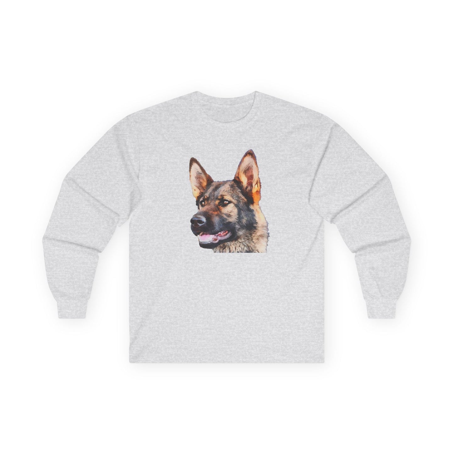 German Shepherd 'Hans' Unisex Cotton Long Sleeve Tee